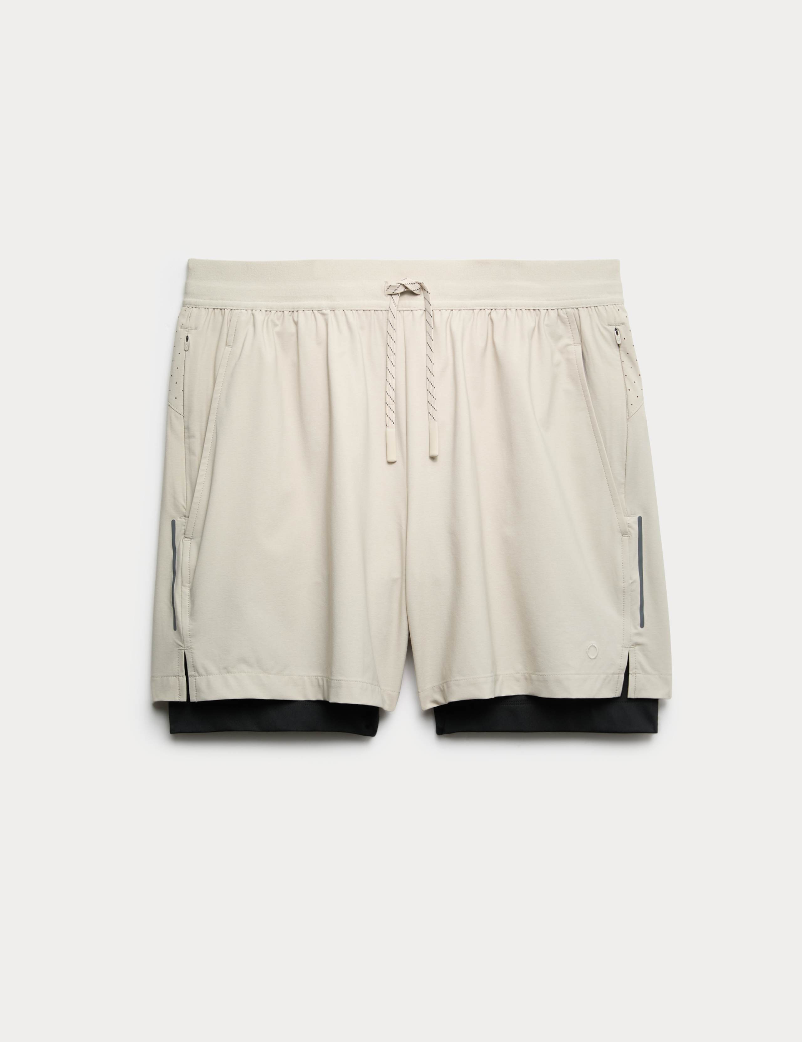 Double Layered 5 inch Sports Shorts