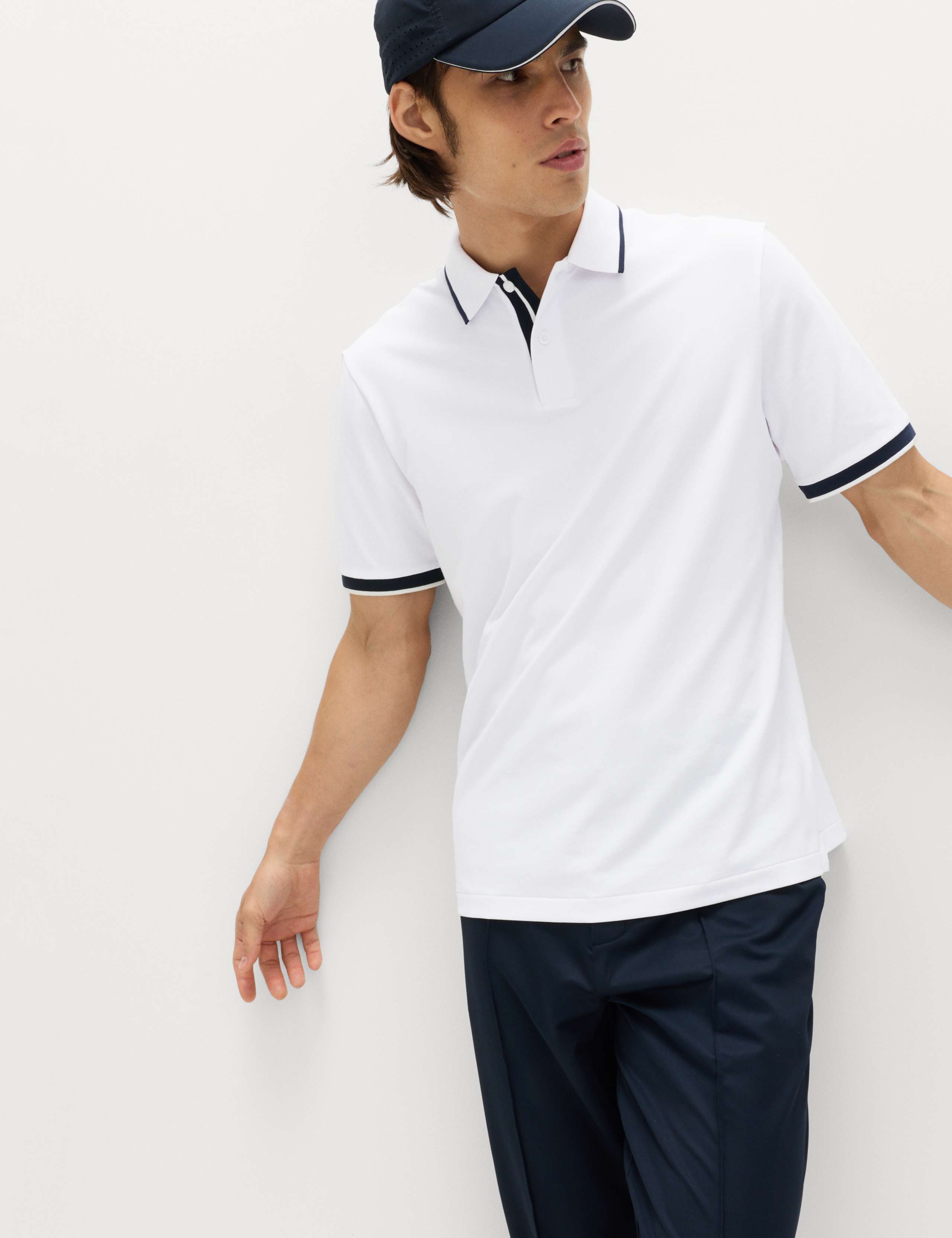 Cotton Rich Pique Club Sports Polo Shirt