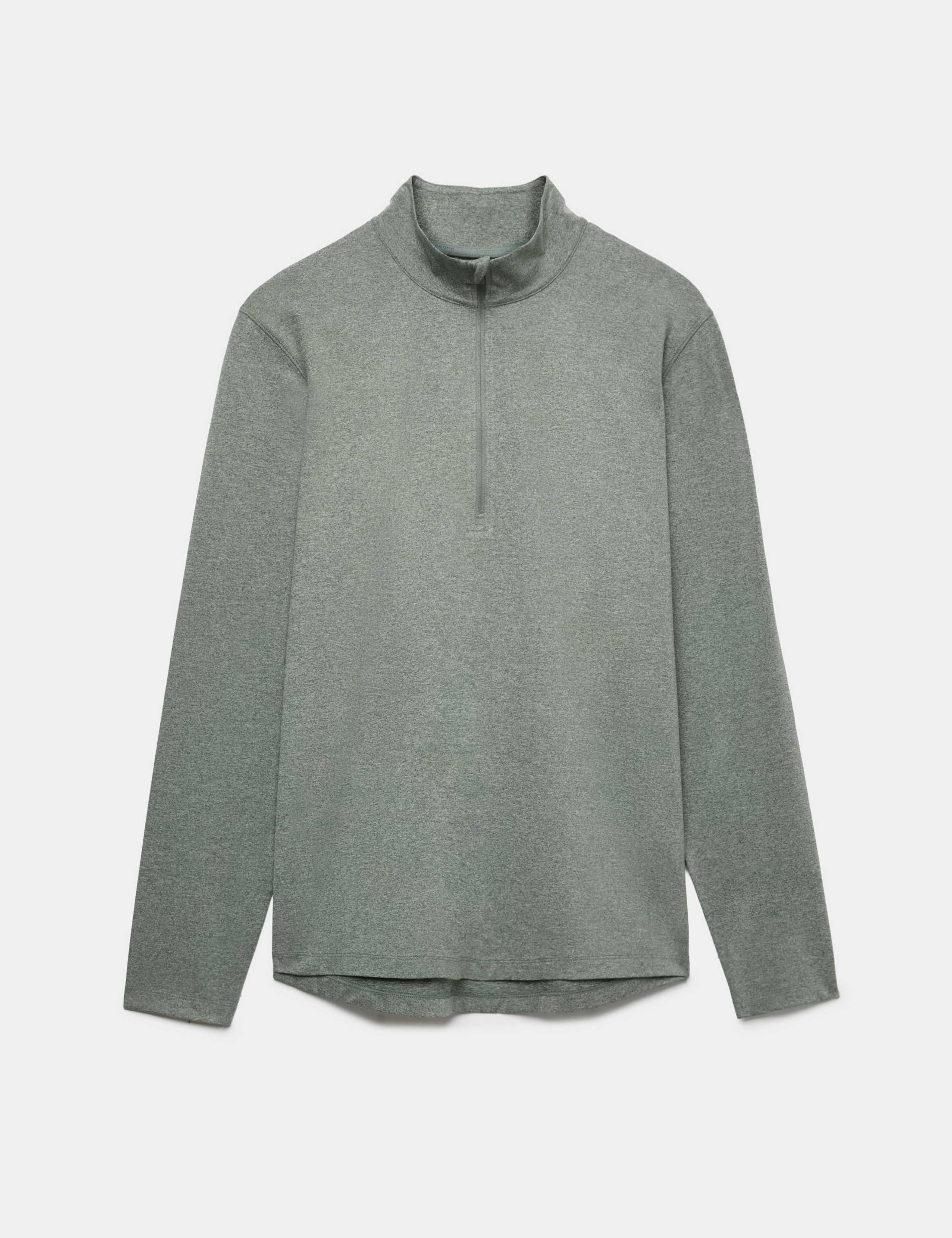 Supersoft Funnel Neck Half Zip Top