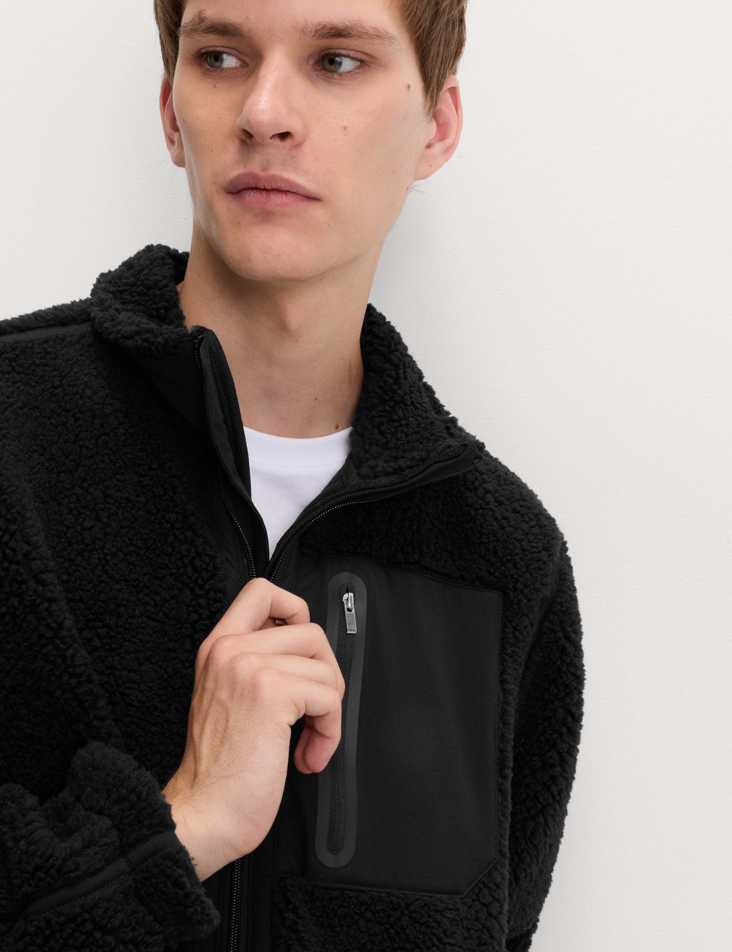 Windproof Zip Up Fleece Jacket