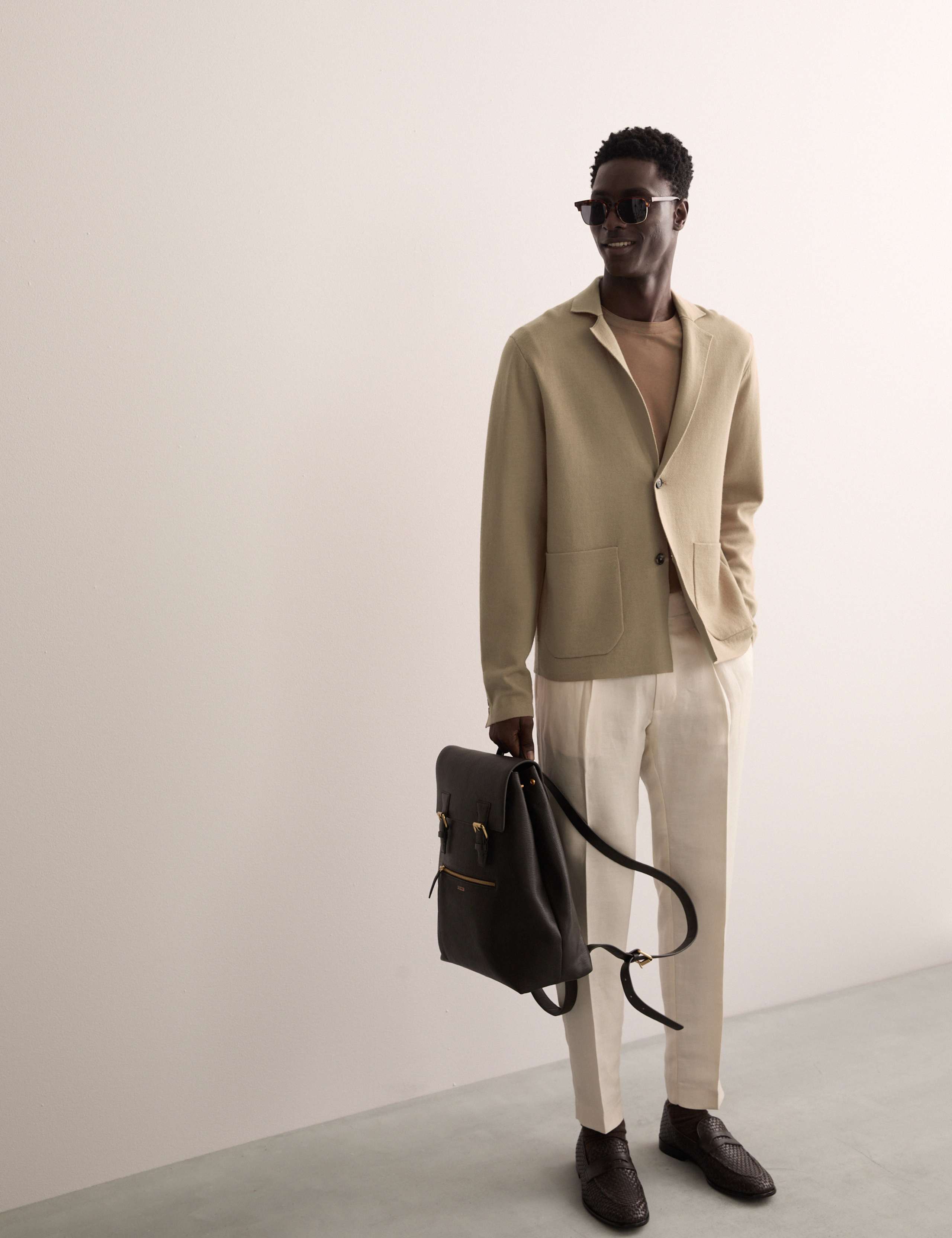 Pure Extra Fine Merino Wool Knitted Jacket