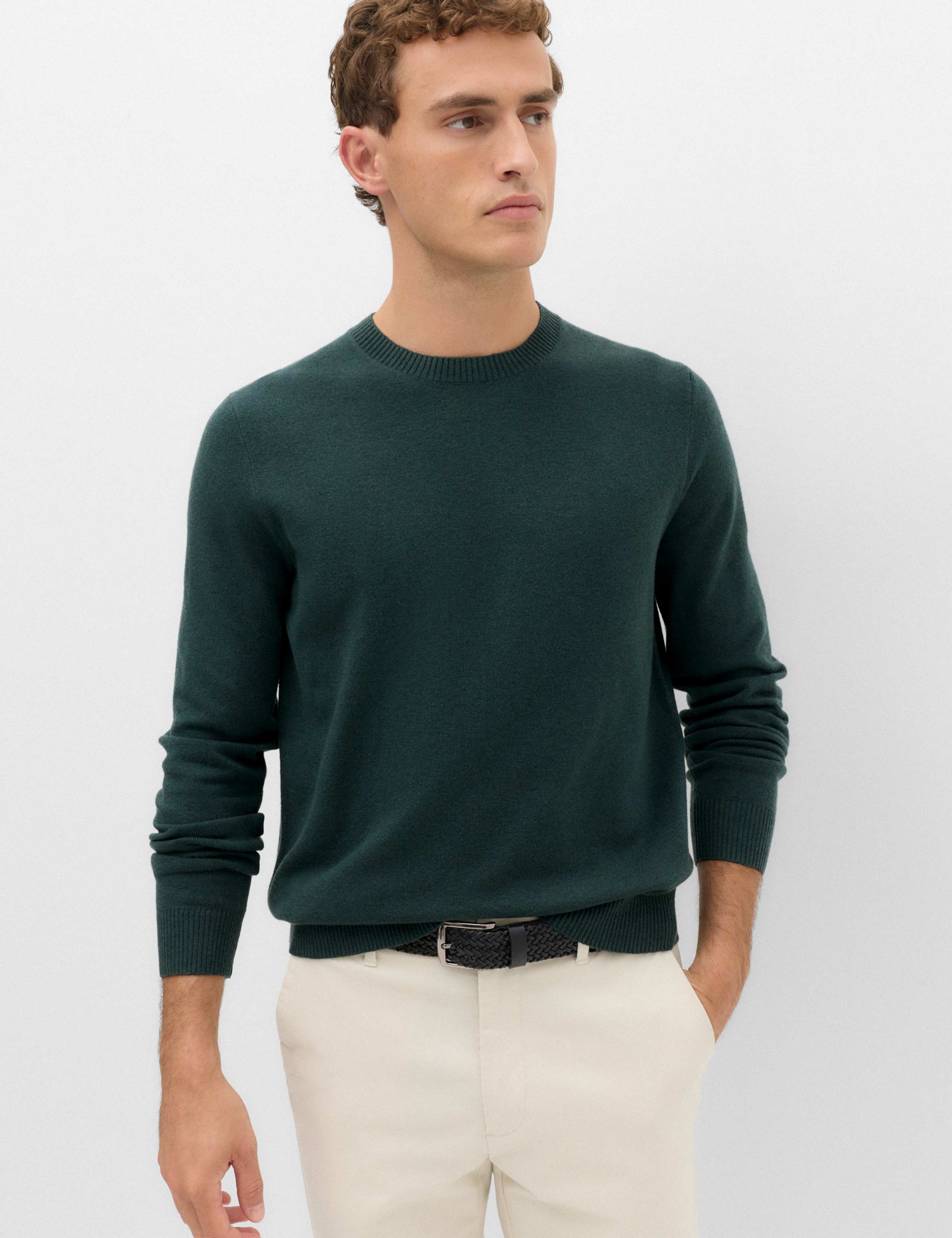 Air Yarn Crew Neck Jumper