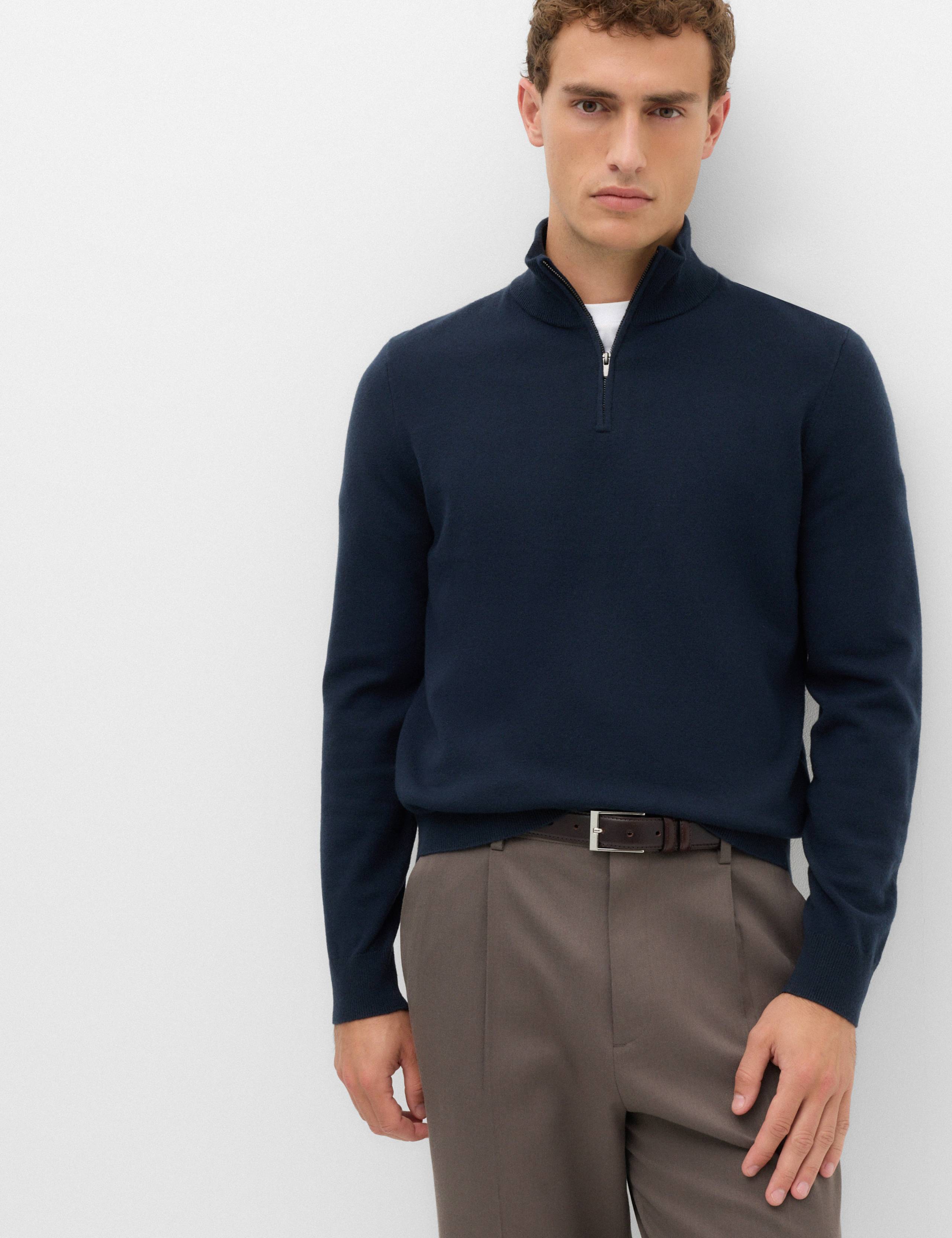 Air-Yarn Half Zip Jumper