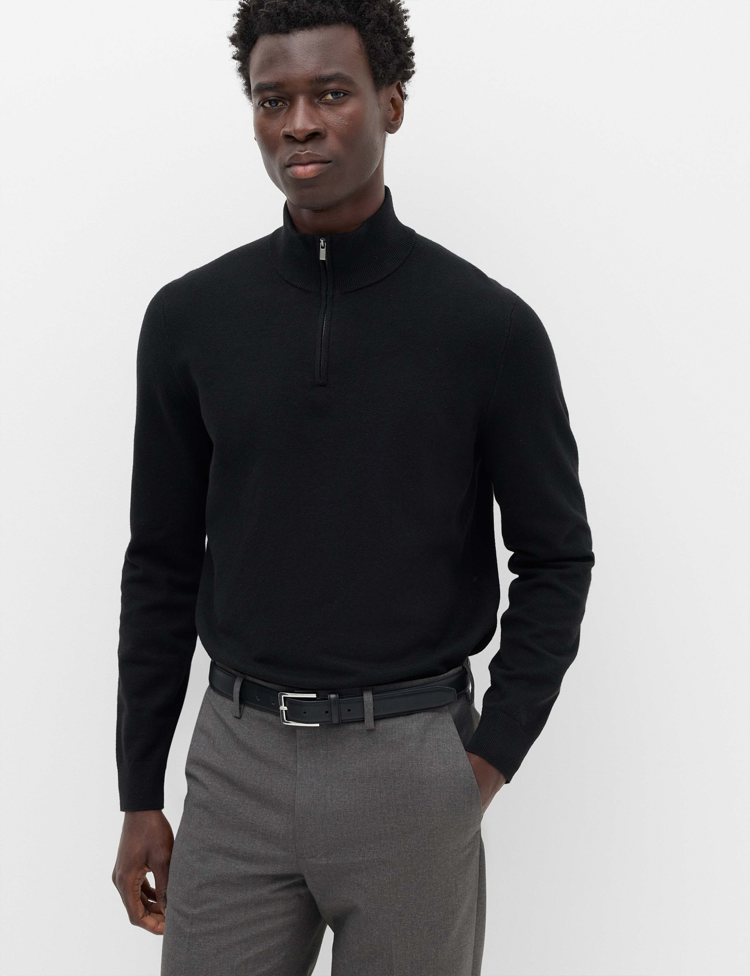 Air-Yarn Half Zip Jumper
