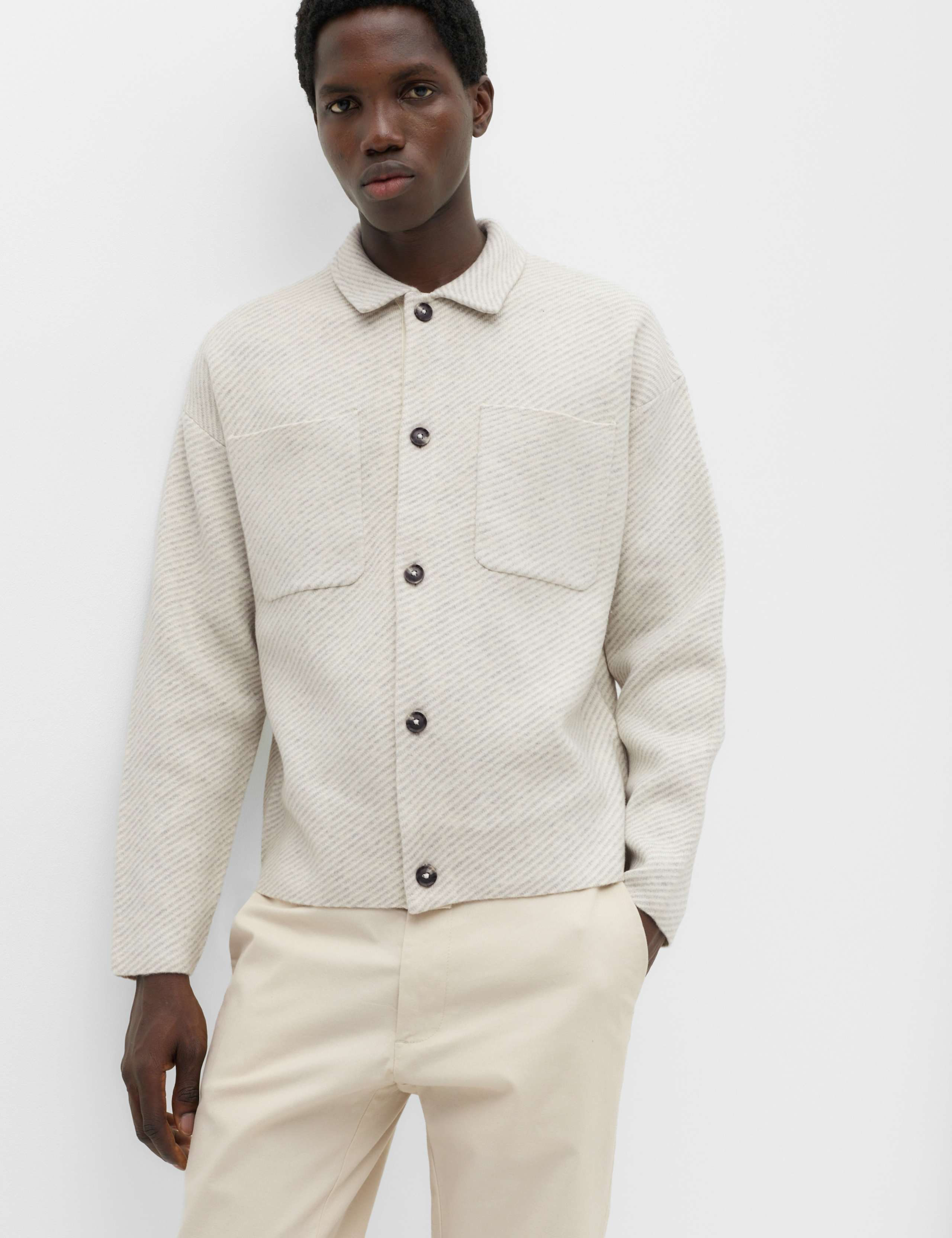 Air Yarn Overshirt Jumper
