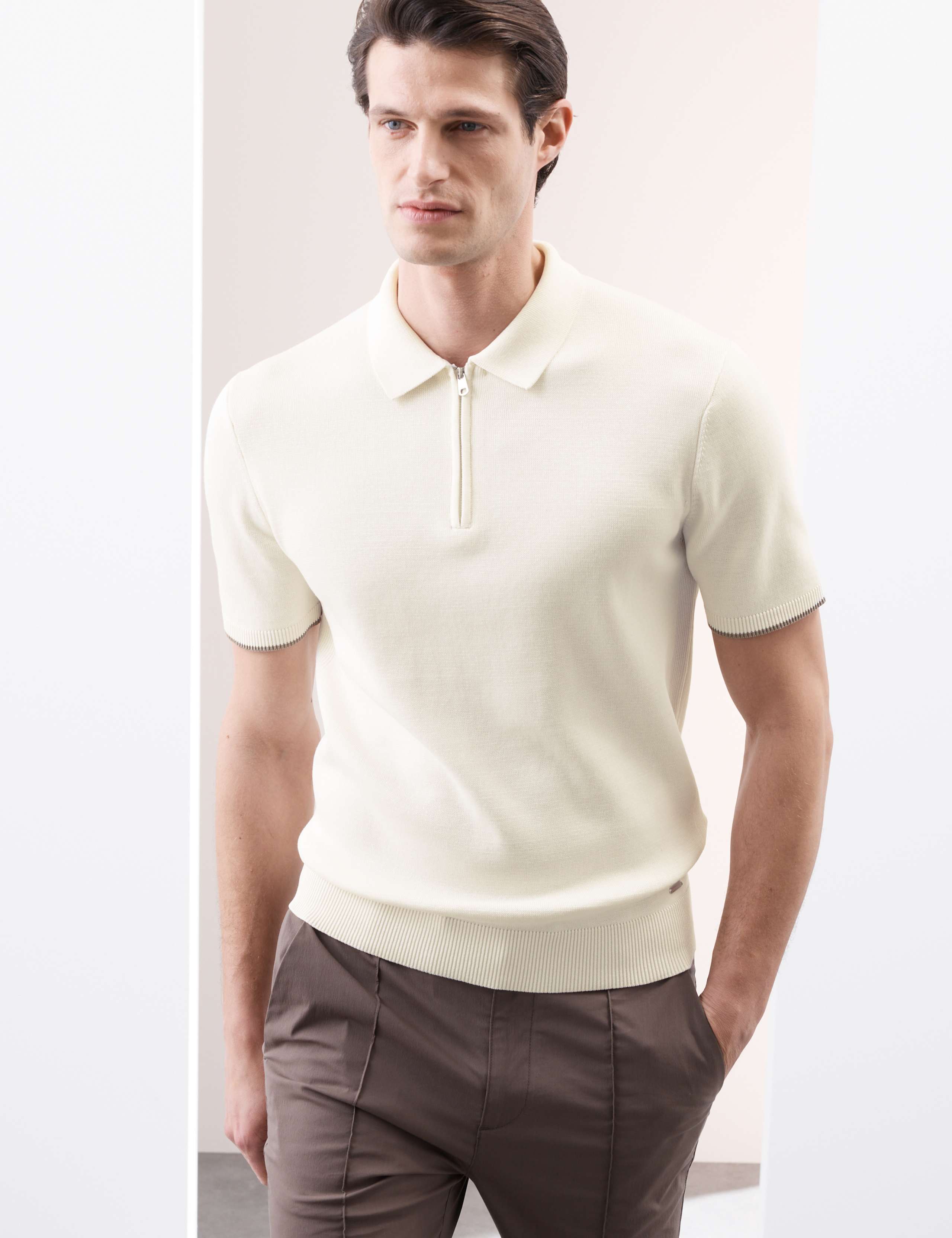 Mercerised Cotton Performance Knitted Polo