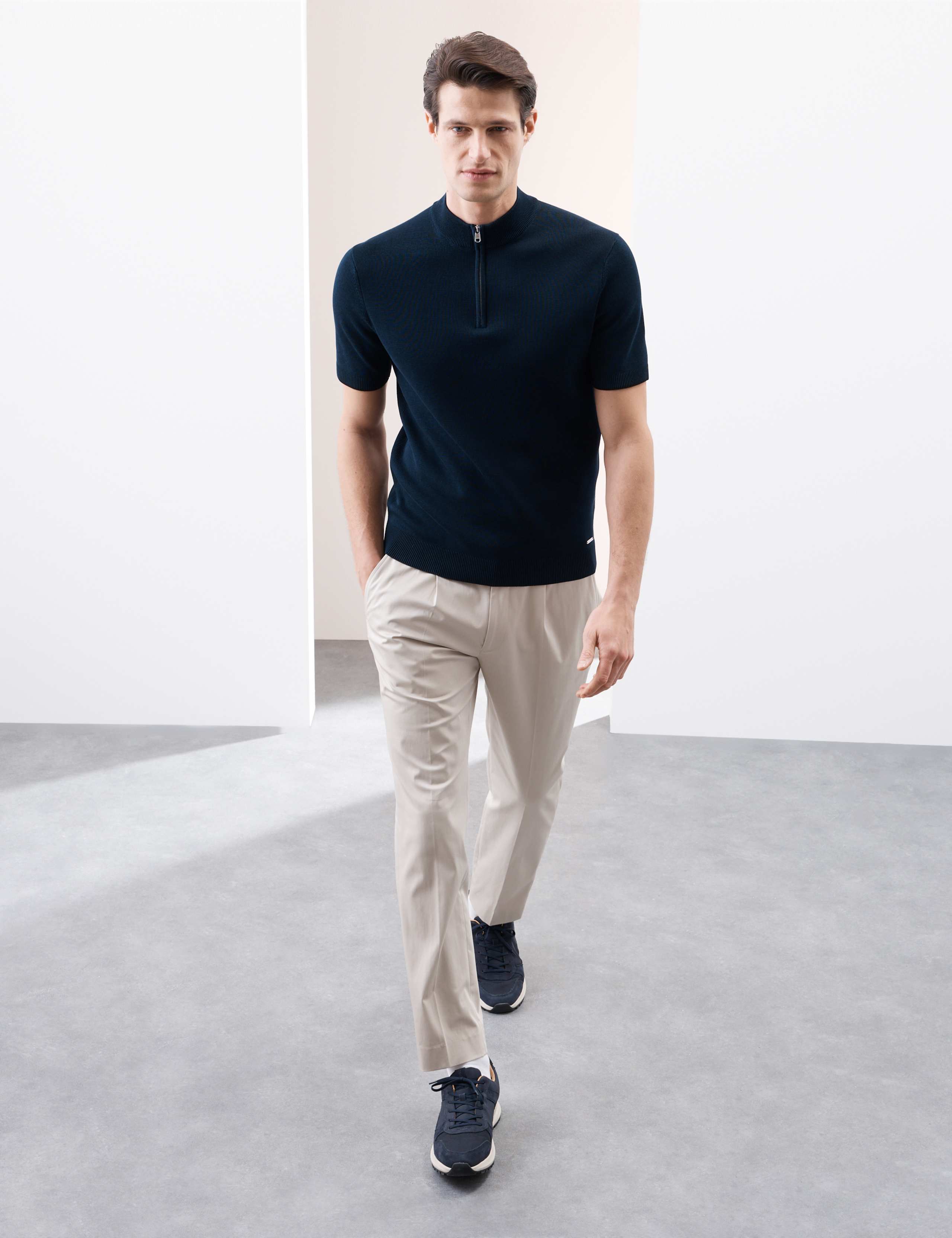 Mercerised Cotton Performance Knitted Polo