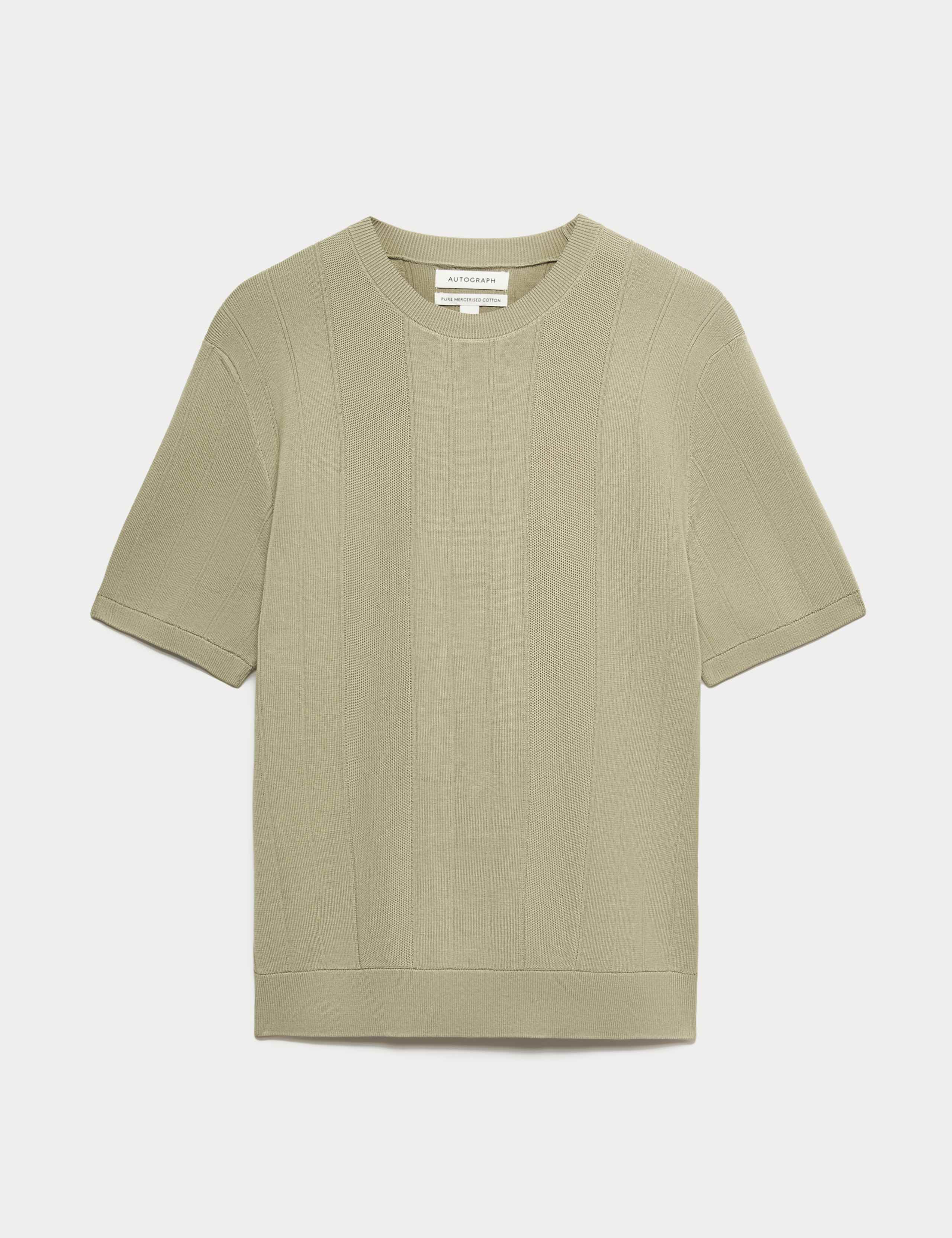 Performance Mercerised Cotton Knitted T-Shirt