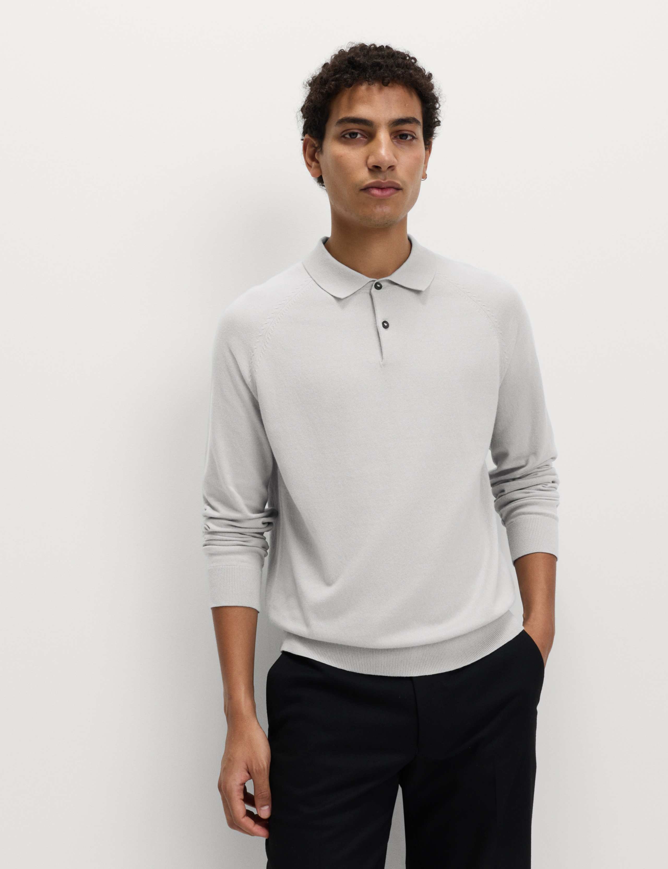 Cotton Rich Knitted Polo Shirt