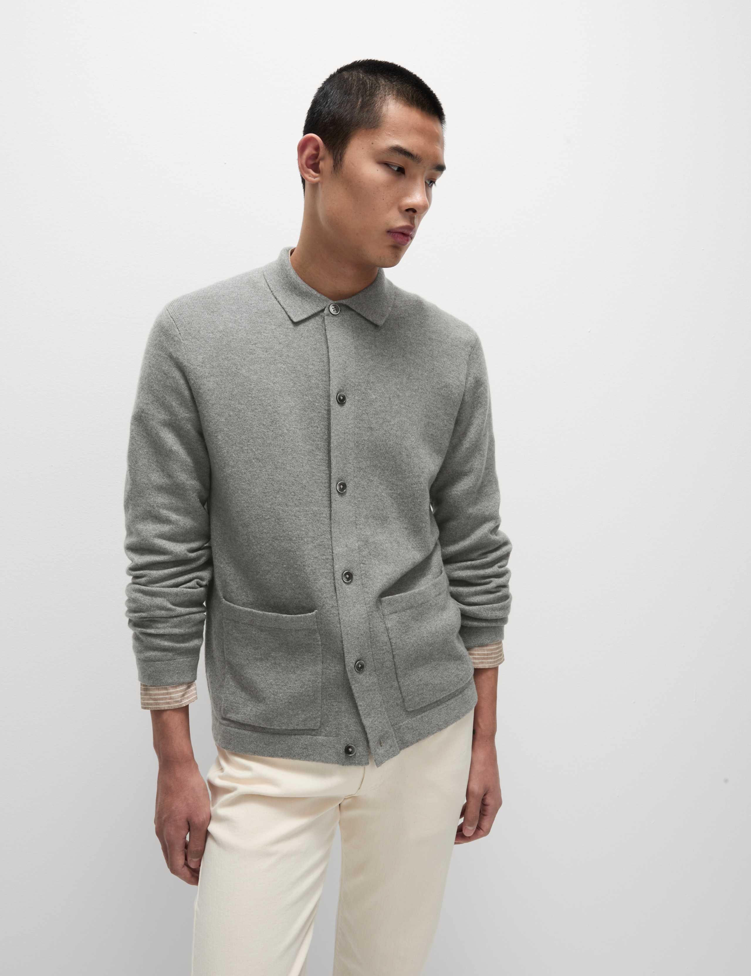Air Yarn Knitted Jacket