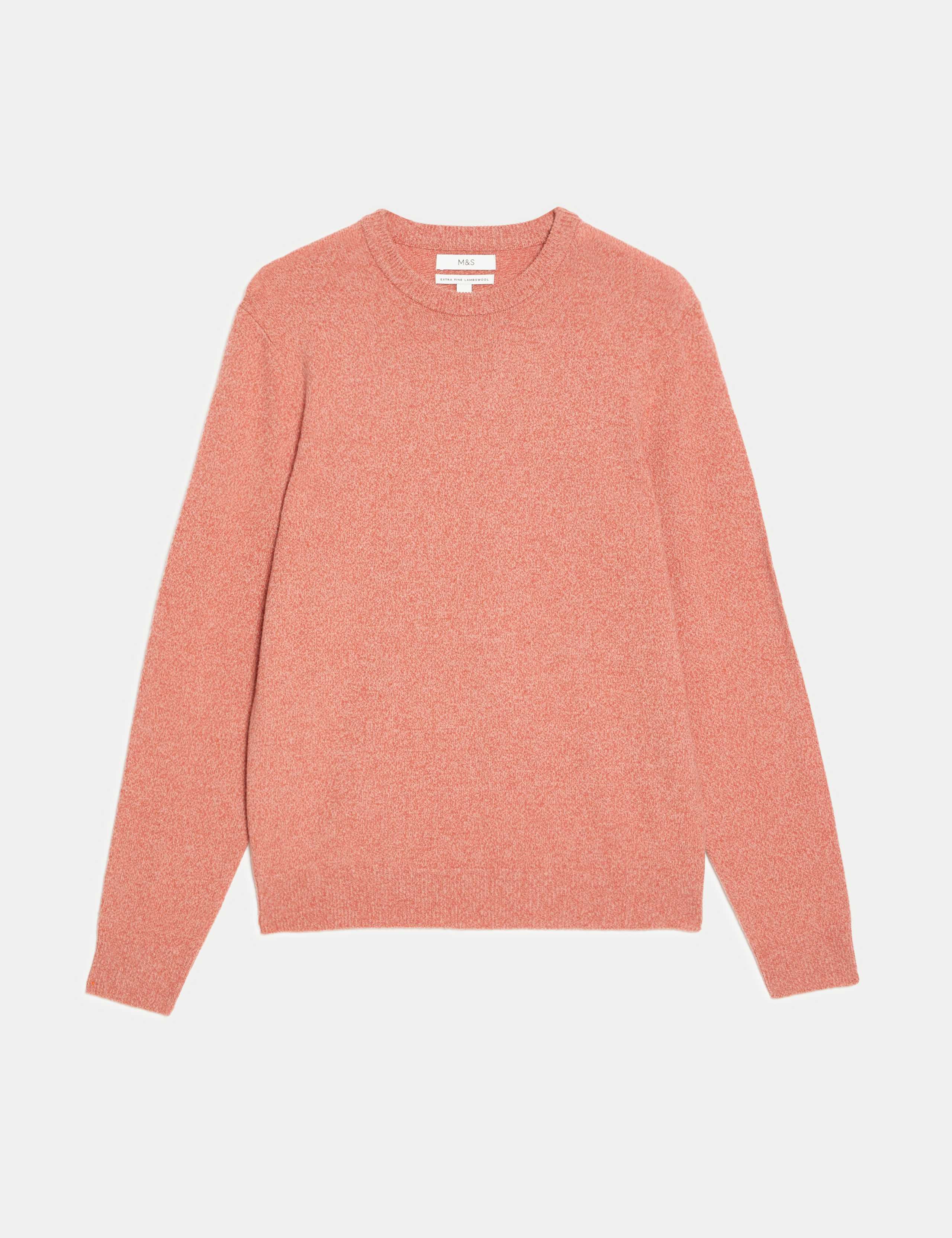 Pure Extra Fine Lambswool Crew Neck Jumper