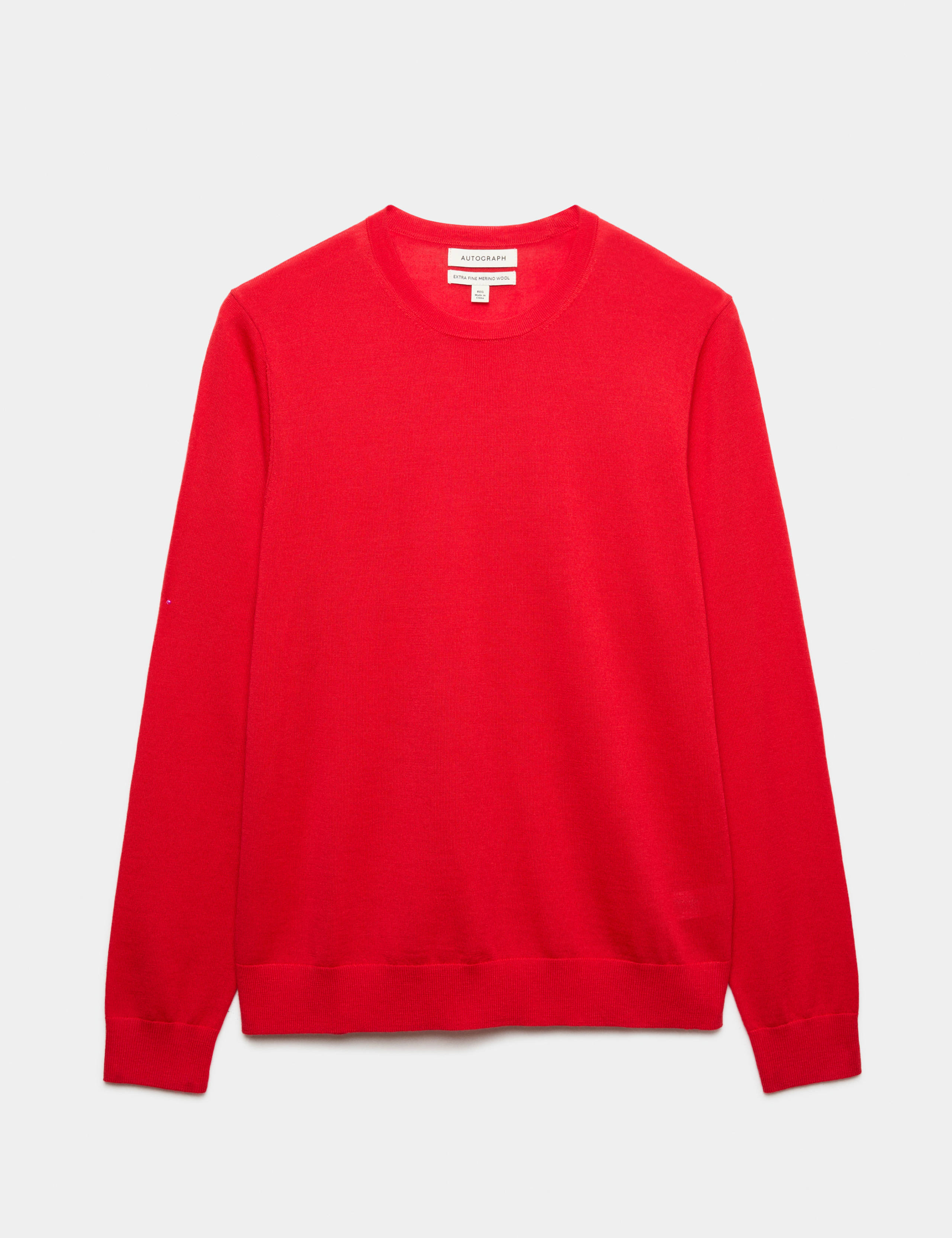 Pure Extra Fine Merino Wool Crew Neck Jumper