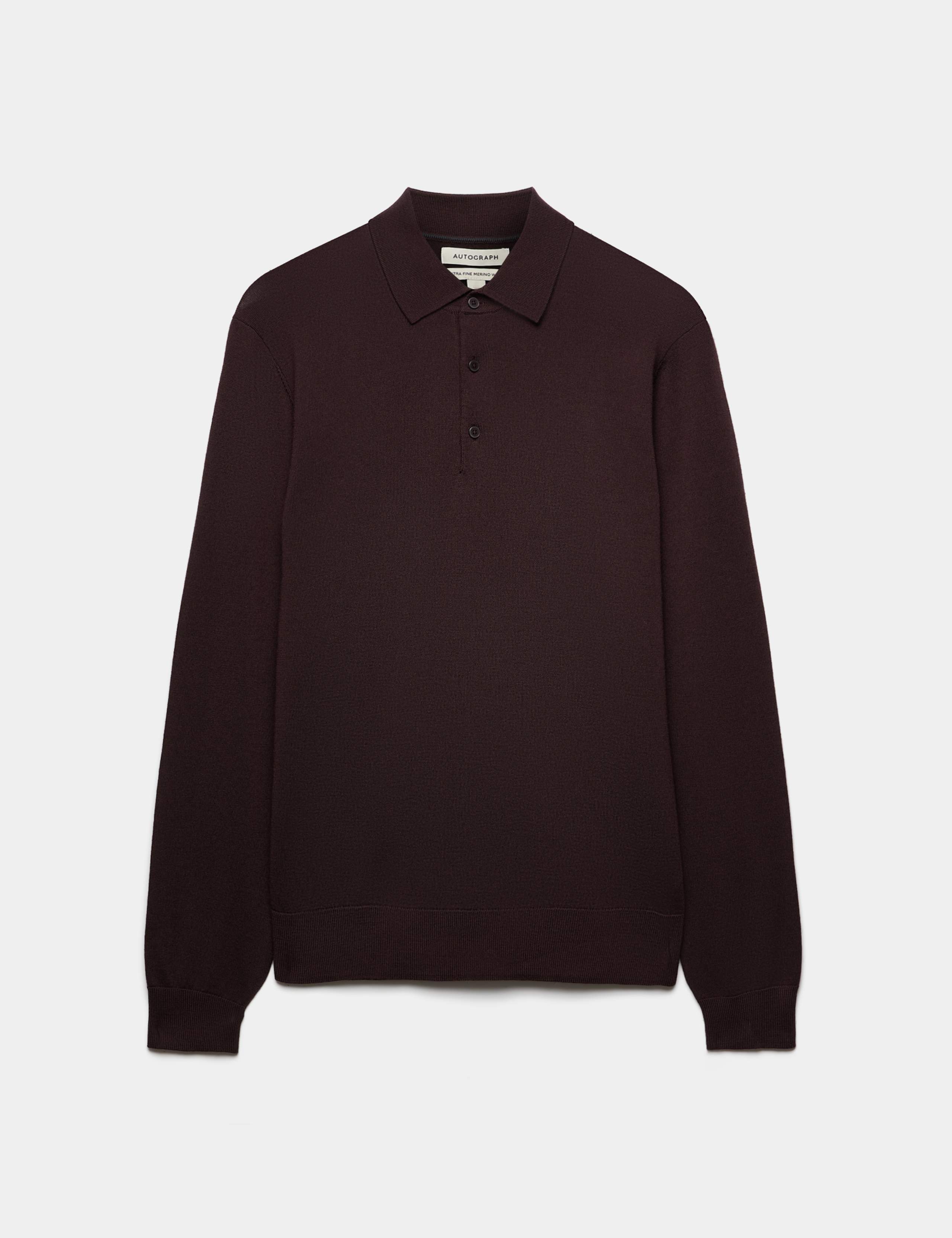 Pure Extra Fine Merino Wool Polo Shirt