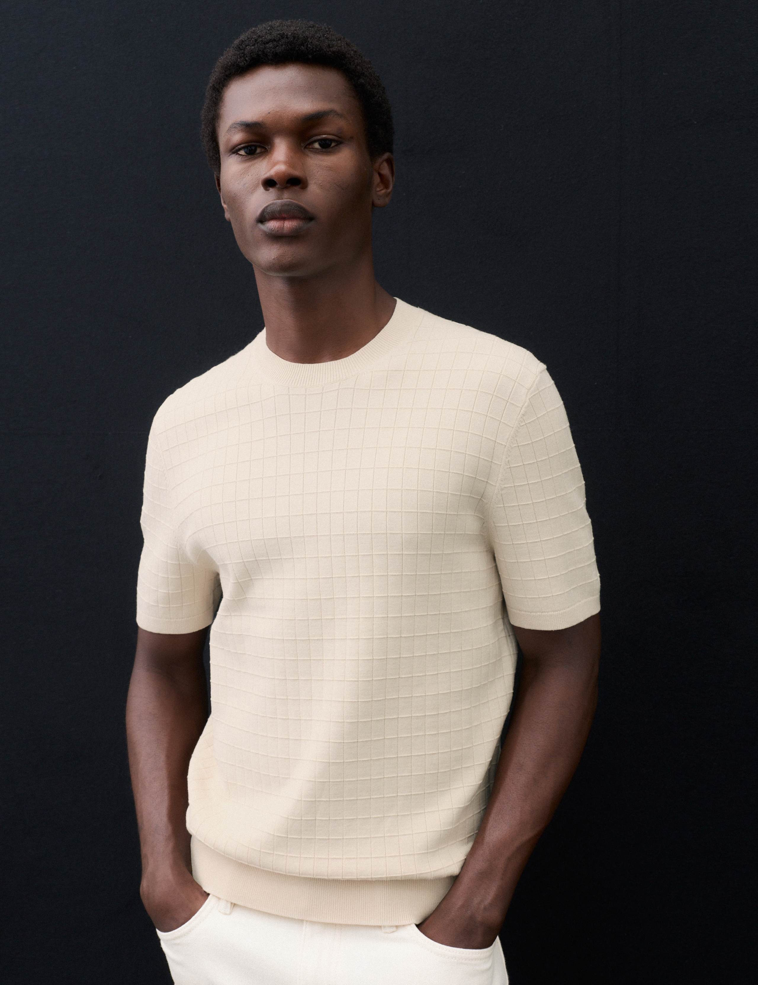 Performance Regular Fit Knitted T-Shirt