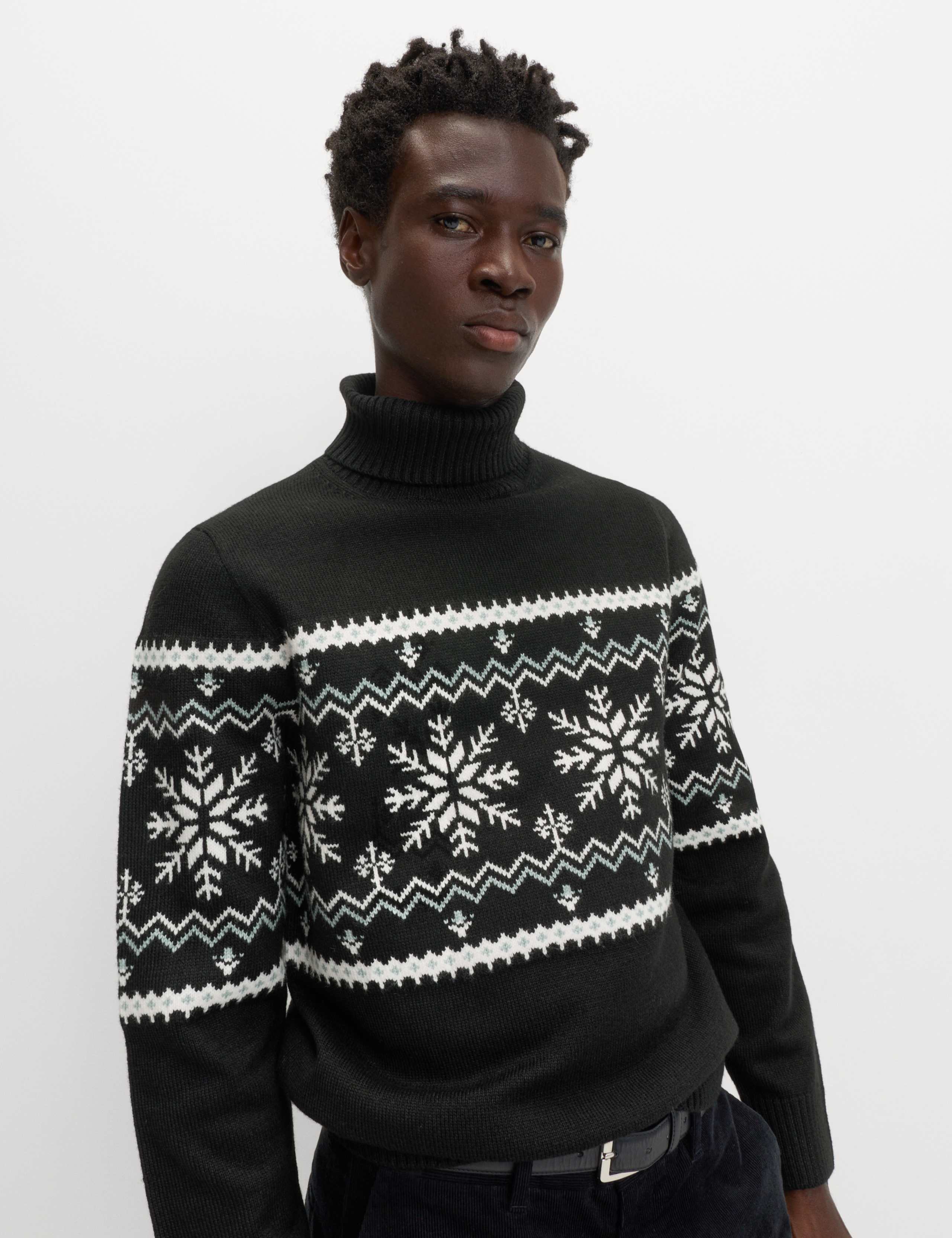 Snowflake Fair Isle Christmas Jumper