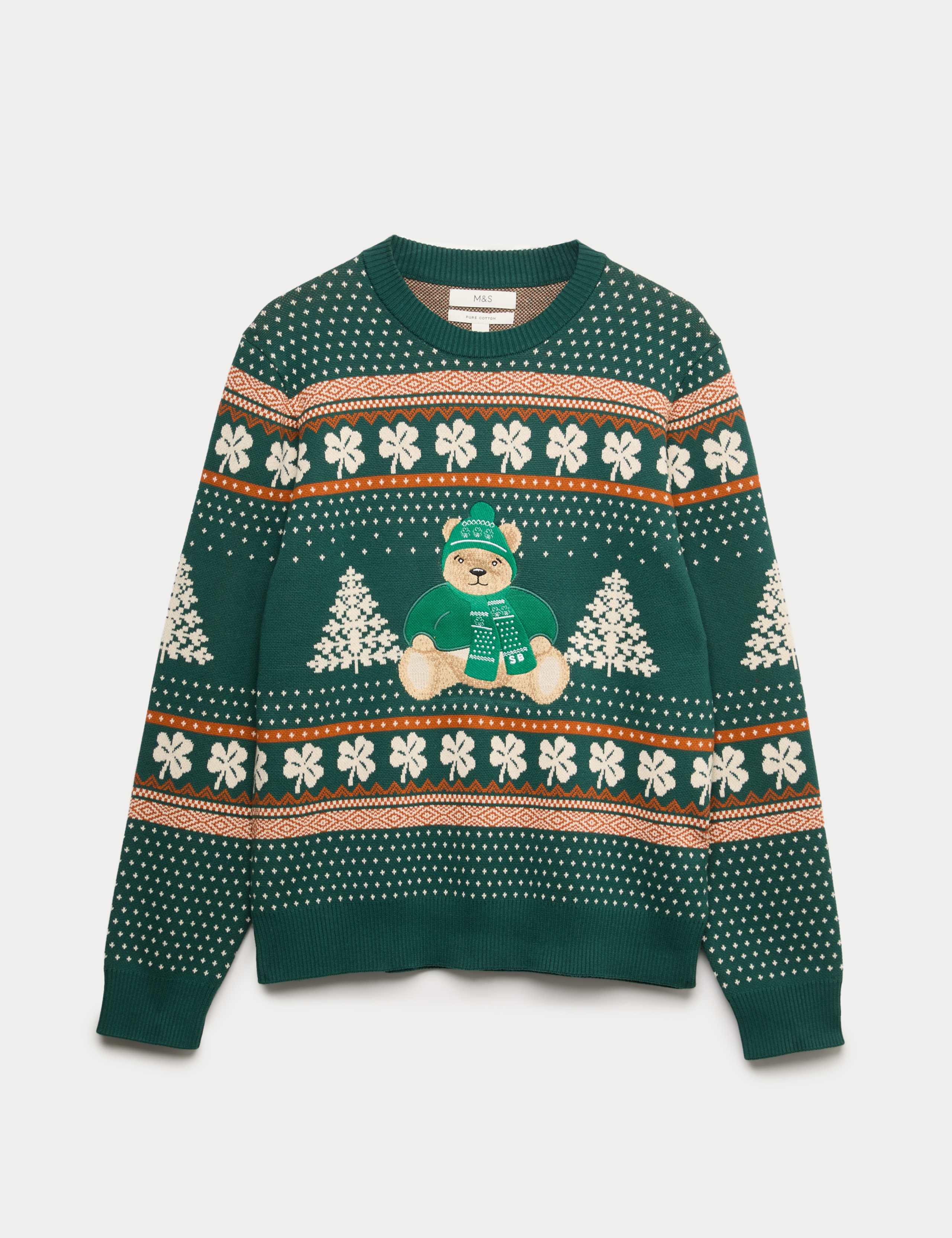 Pure Cotton Spencer Bear™ Ireland Jumper