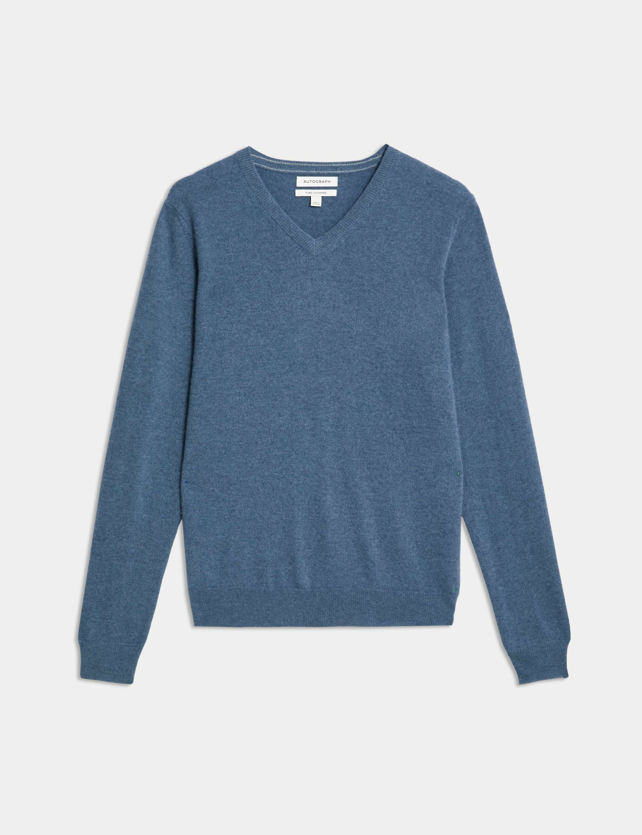 Pure Cashmere V-Neck Jumper