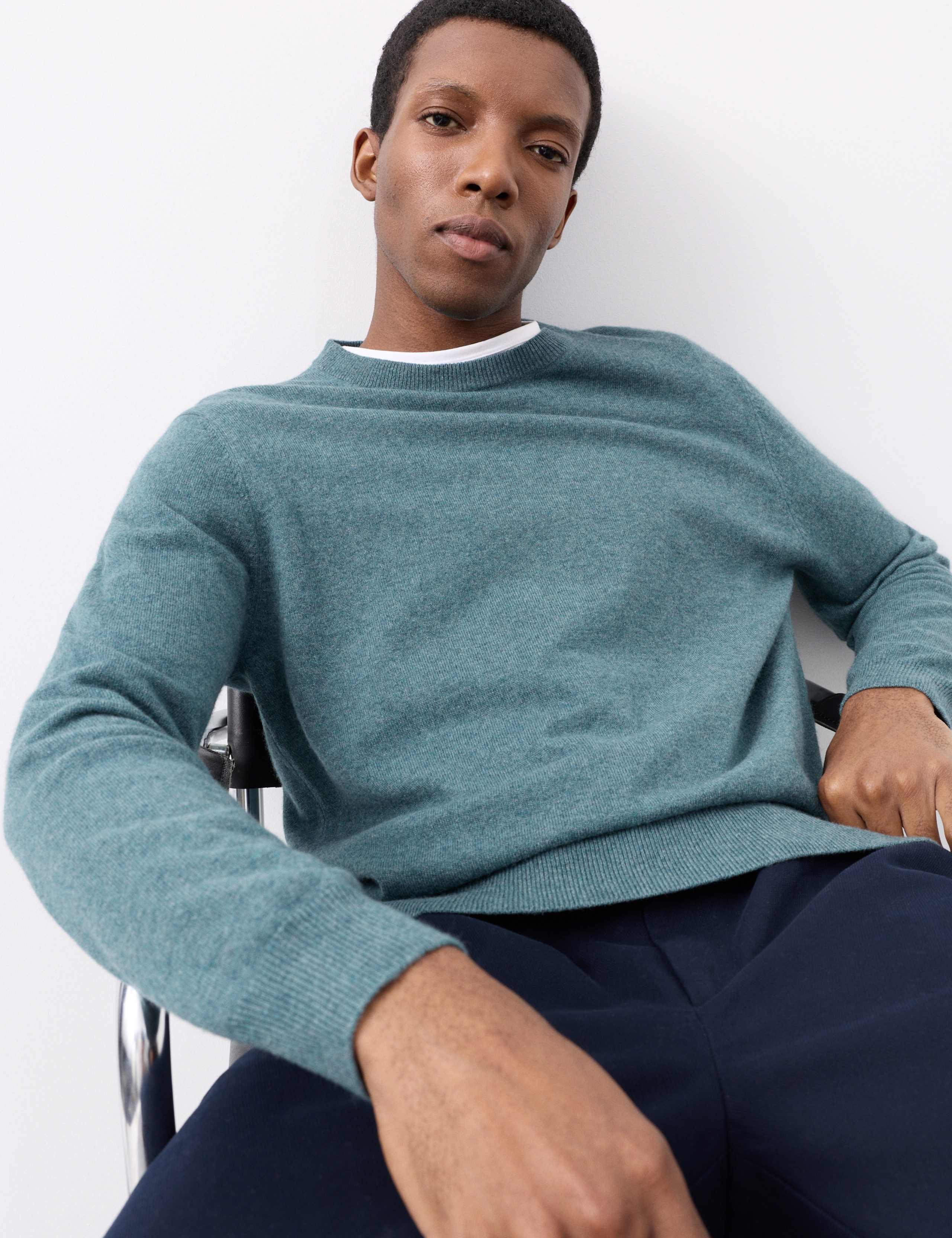 Pure Cashmere Crew Neck Jumper