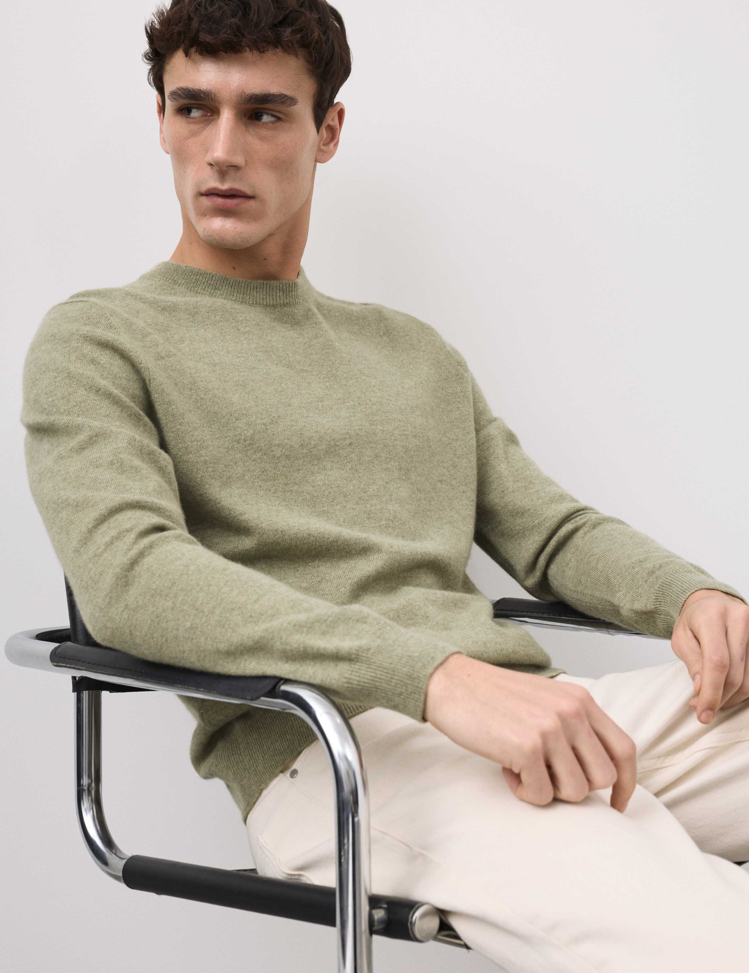 Pure Cashmere Crew Neck Jumper