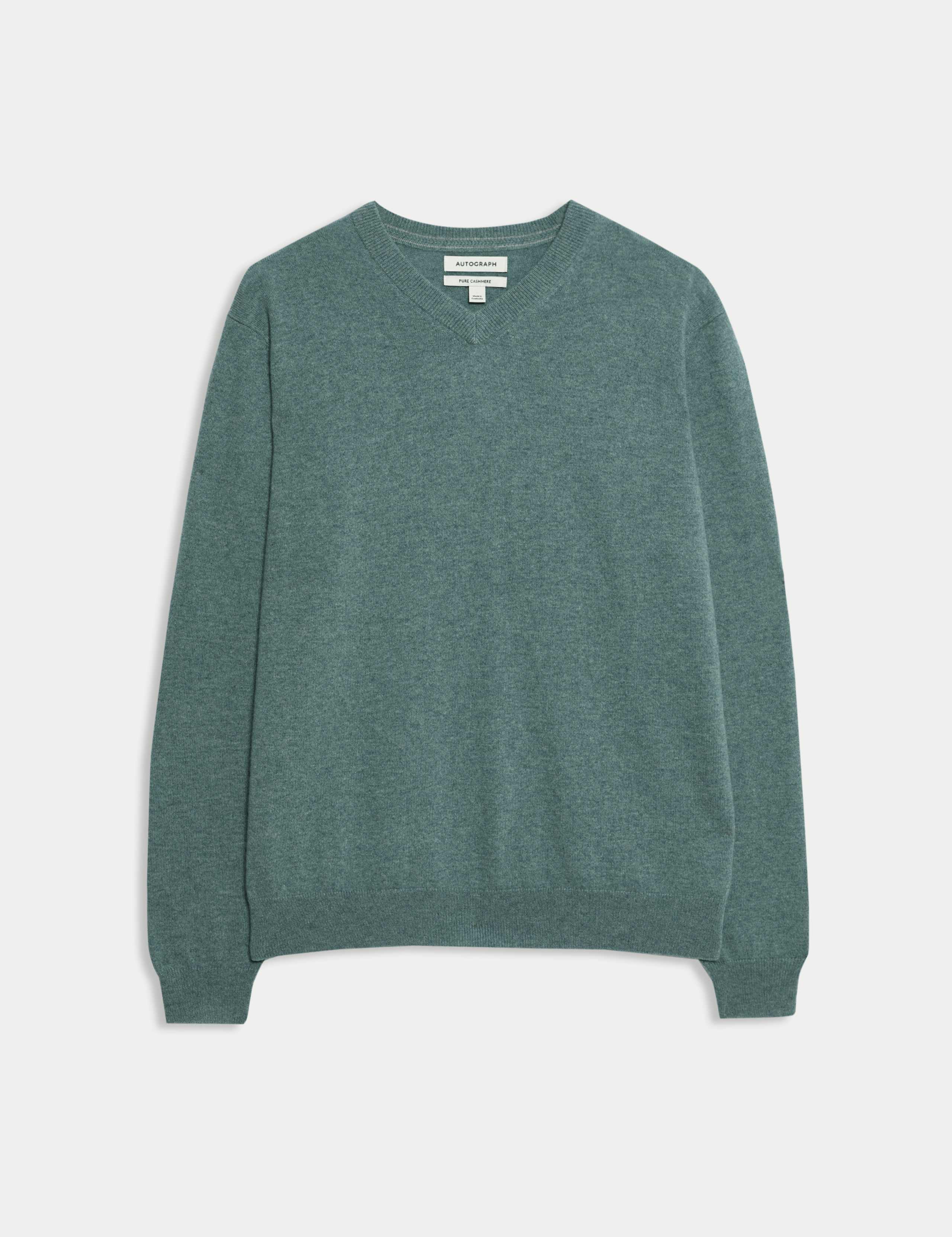 Pure Cashmere V-Neck Jumper