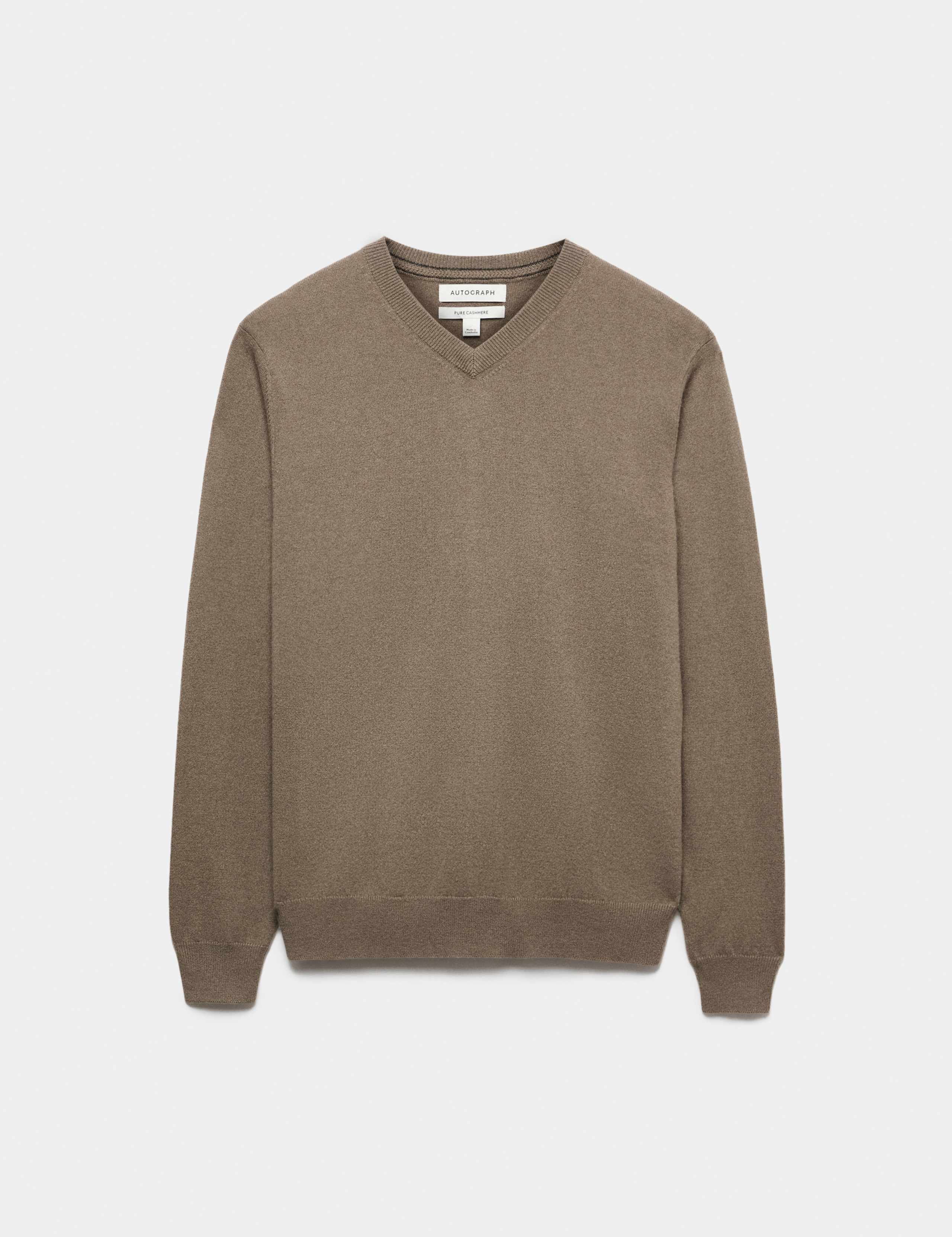 Pure Cashmere V-Neck Jumper