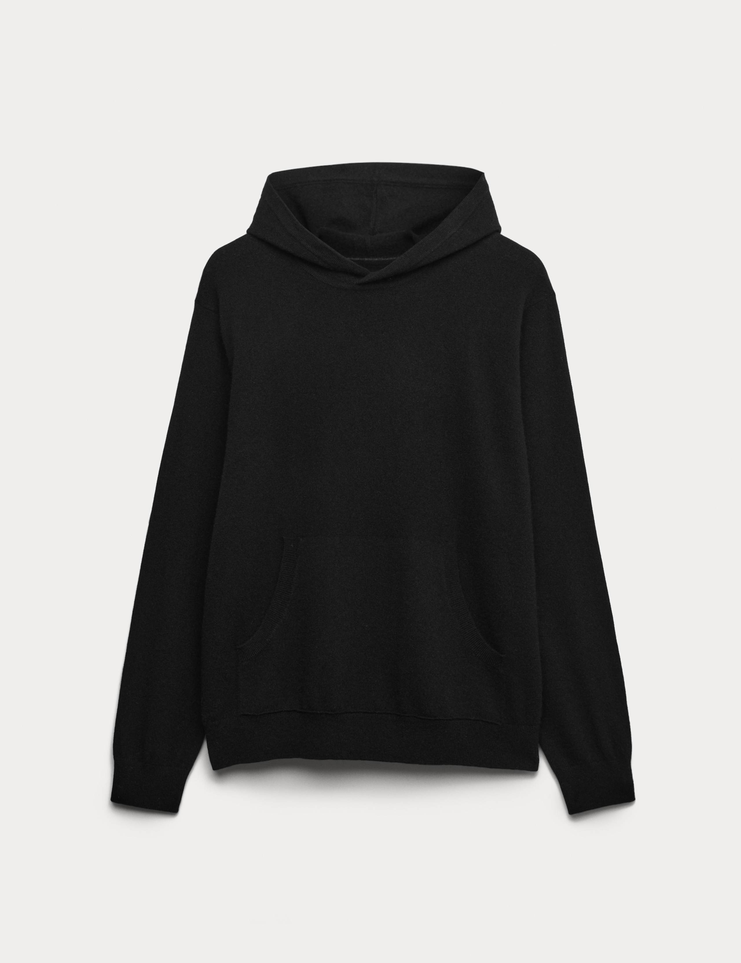 Pure Cashmere Knitted Hoodie