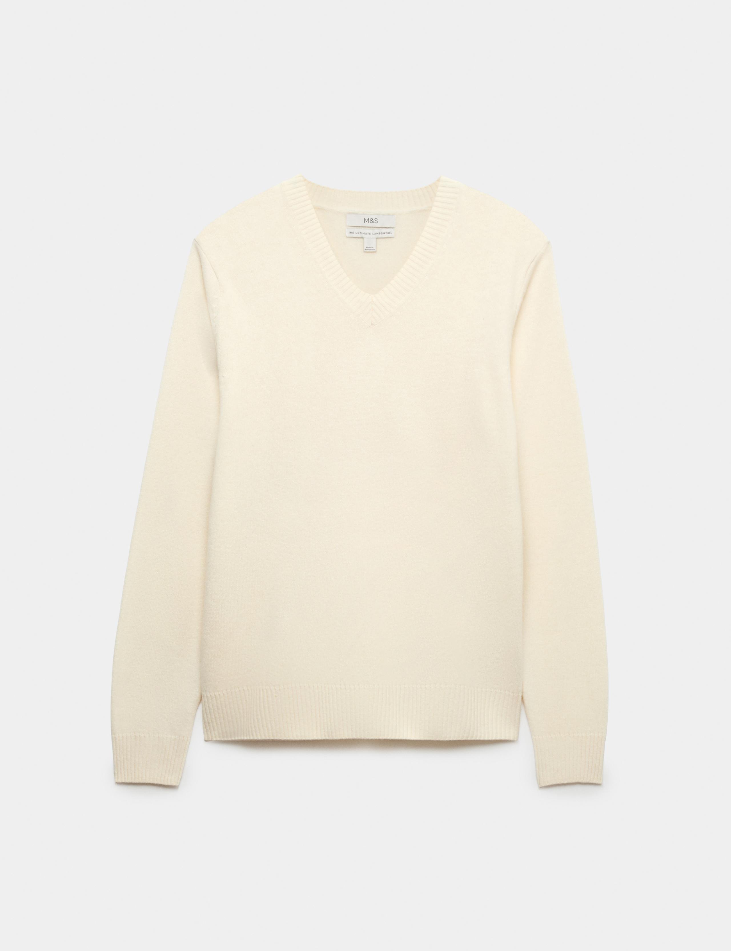 Pure Lambswool V-Neck Jumper