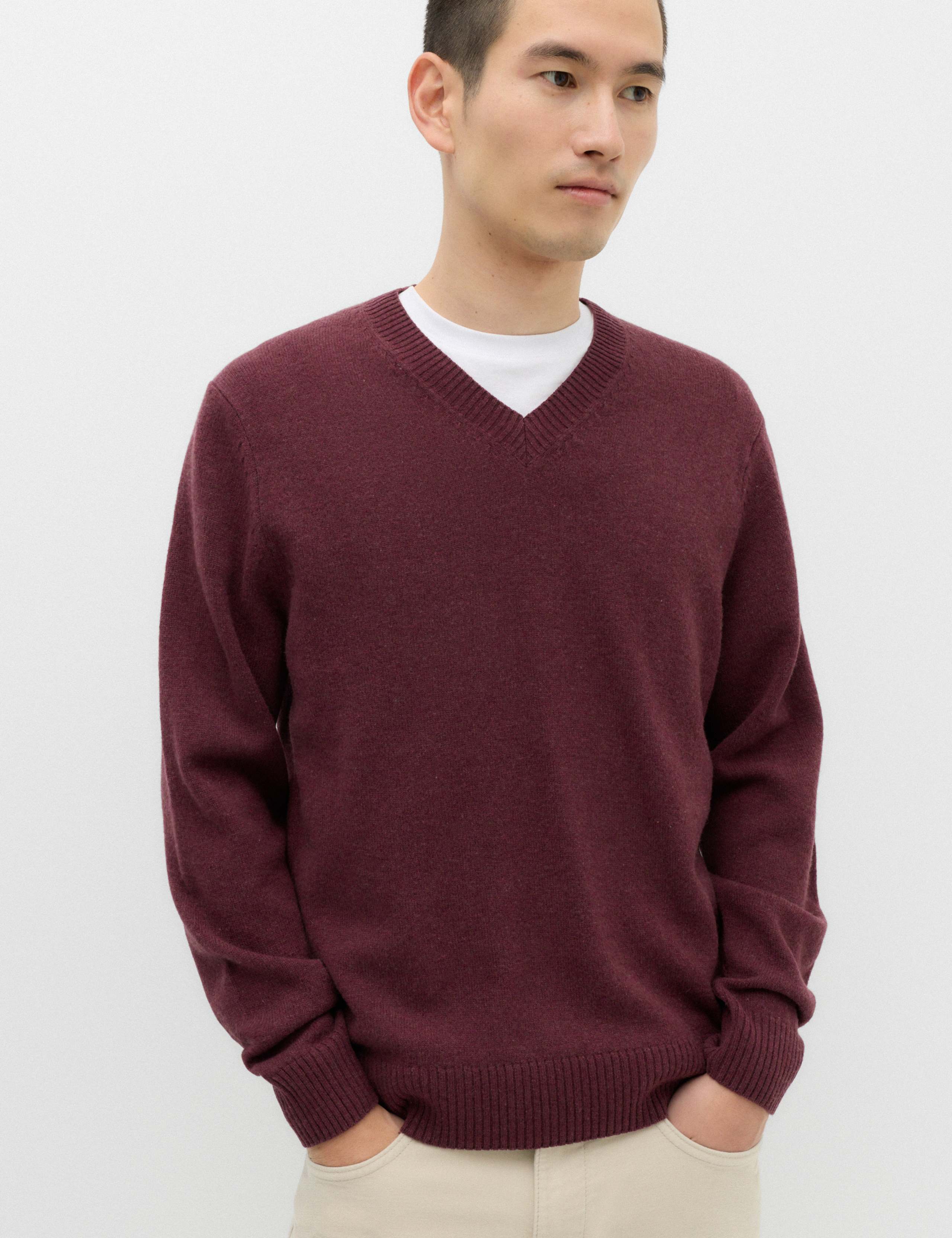Pure Lambswool V-Neck Jumper