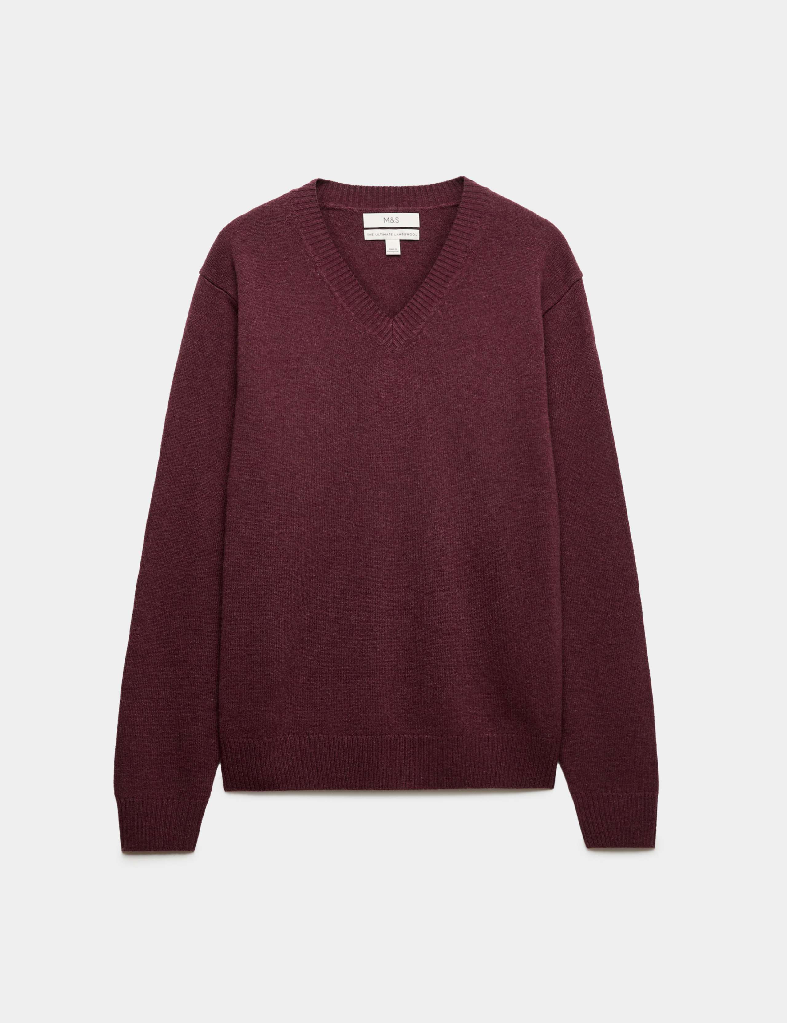 Pure Lambswool V-Neck Jumper