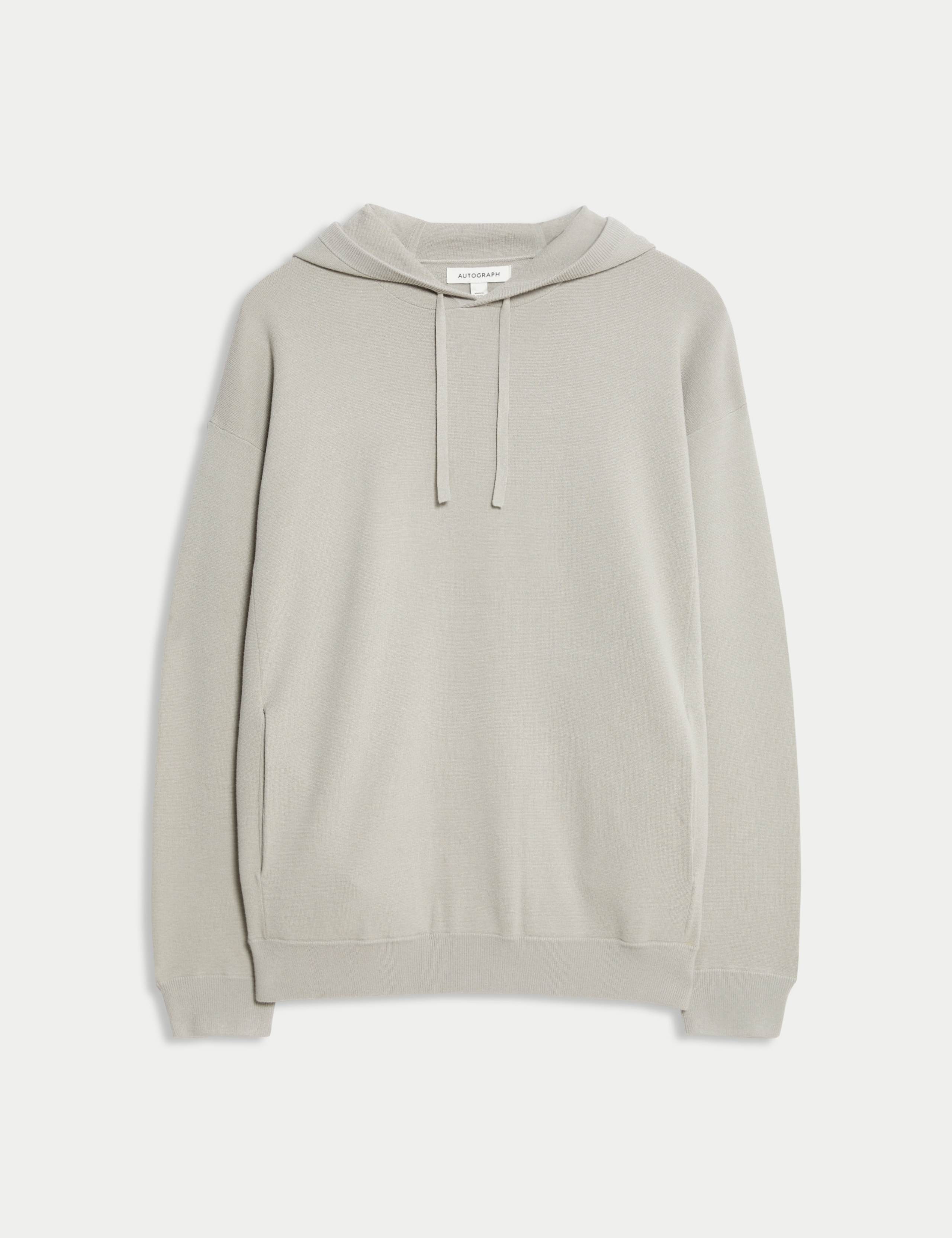 Milano Stitch Knitted Hoodie