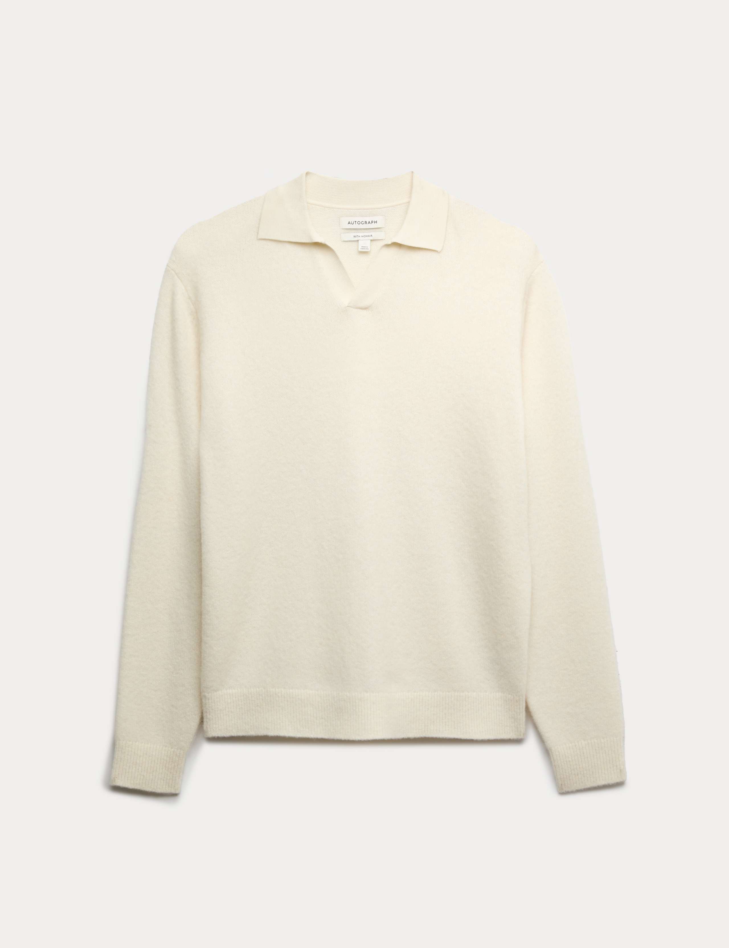 Merino Mohair Blend Block Striped Jumper