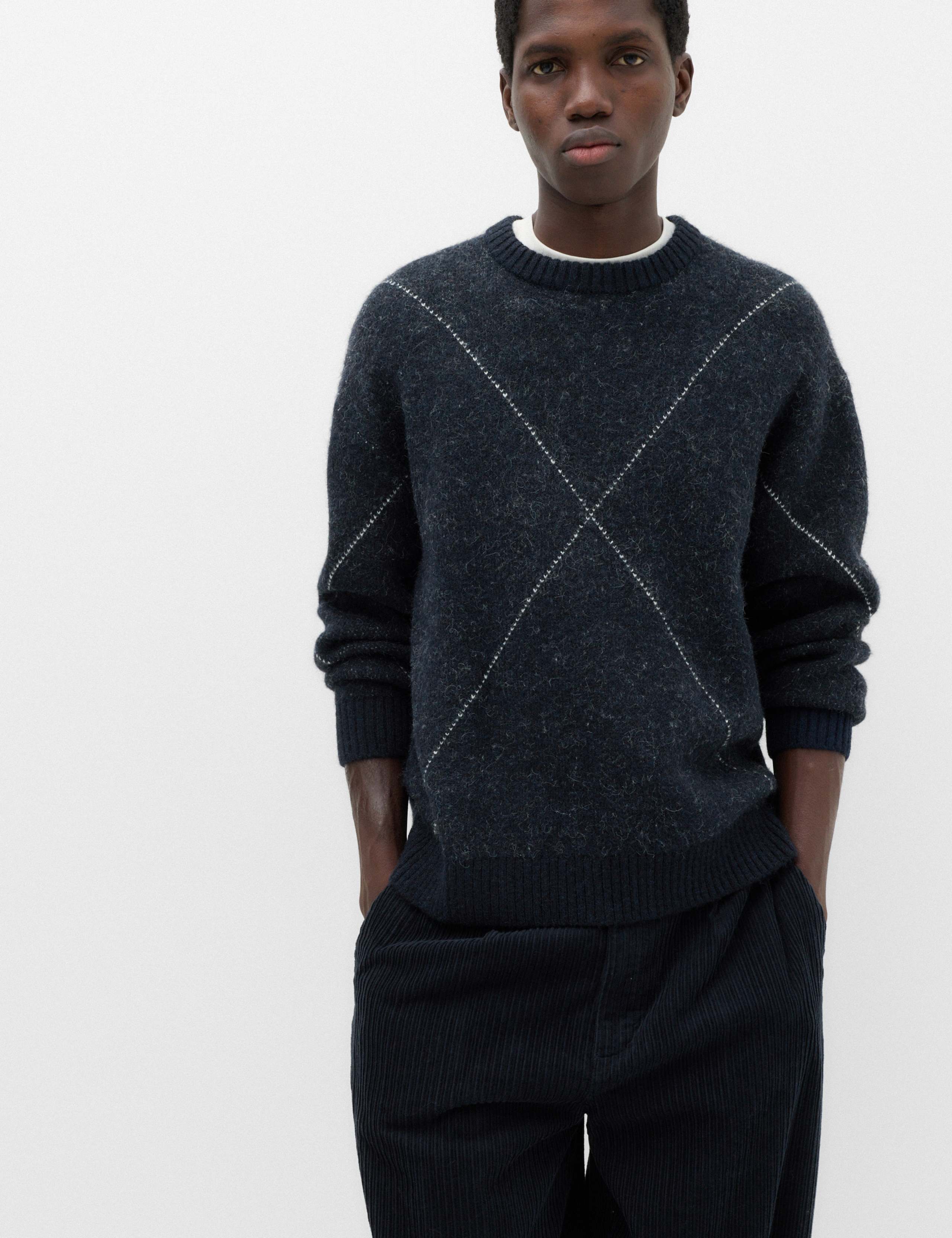 Argyle Crew Neck Jumper