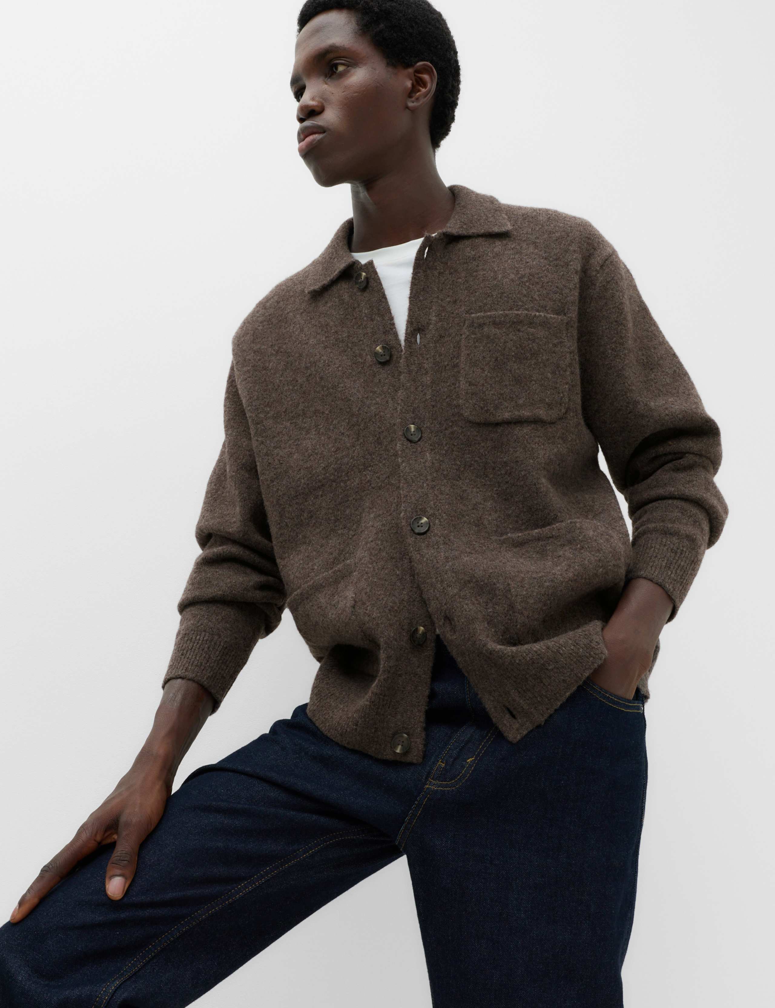 Lofty Utility Button Through Cardigan