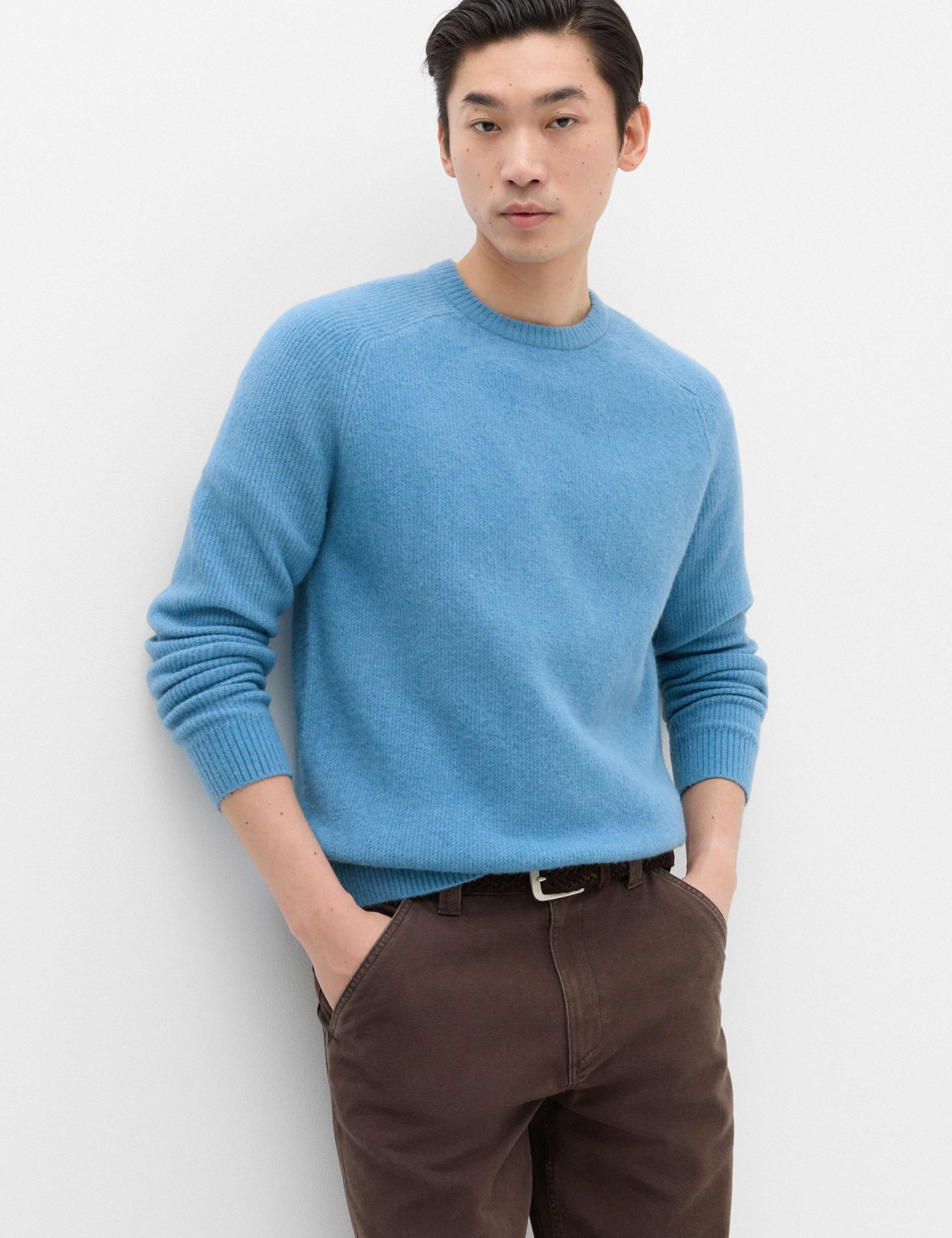 Supersoft Crew Neck Jumper with Wool
