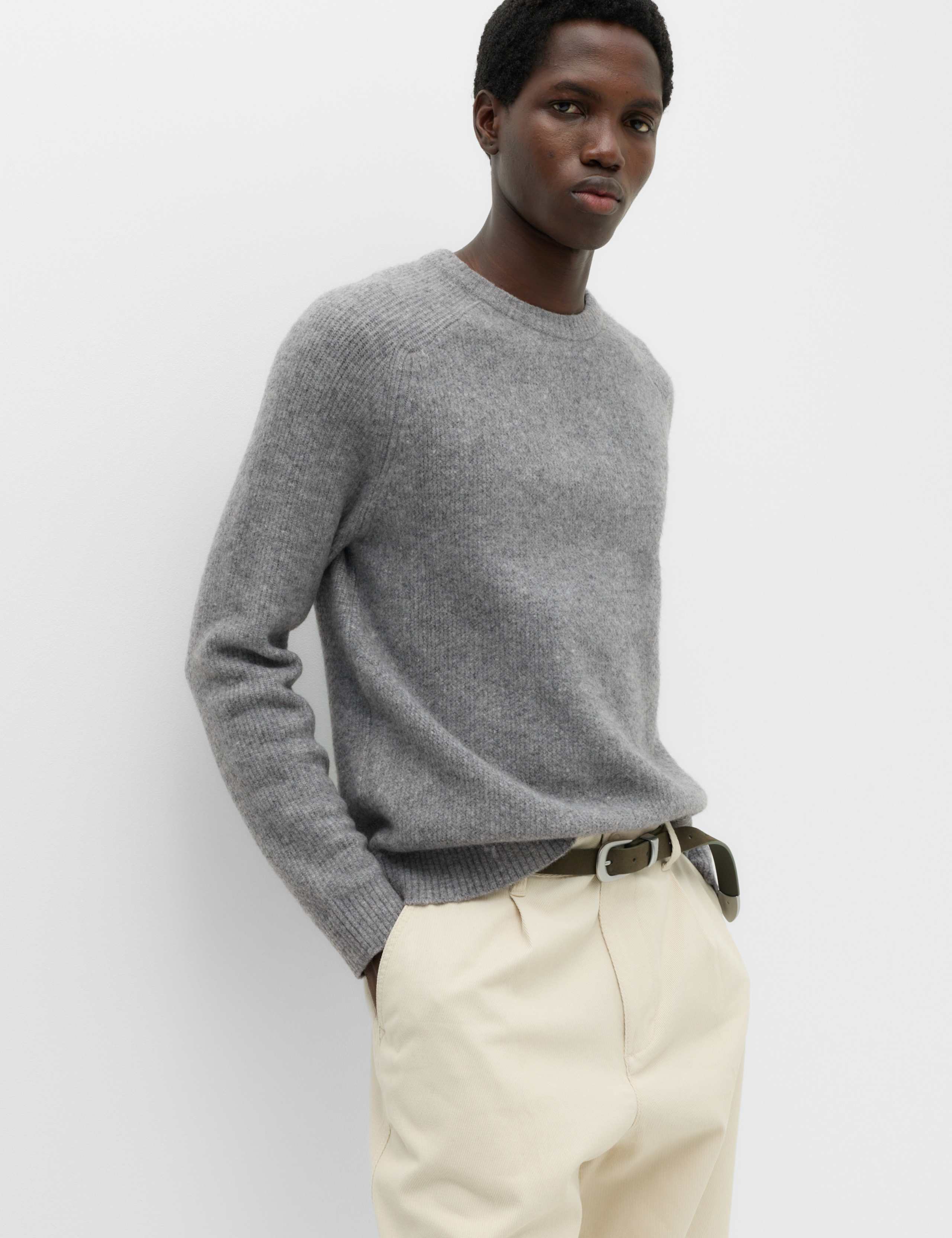 Supersoft Crew Neck Jumper with Wool