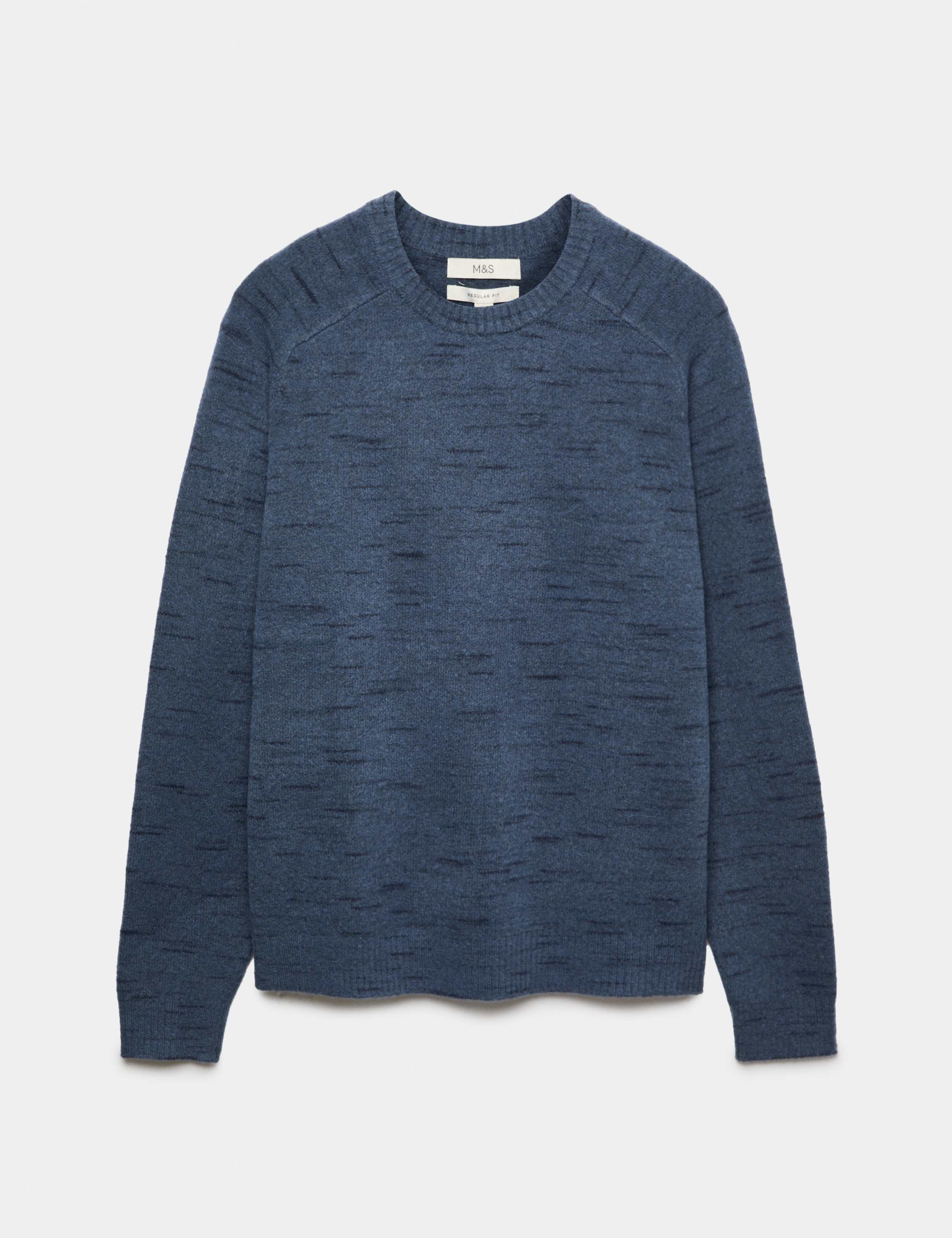 Supersoft Space Dye Crew Neck Jumper