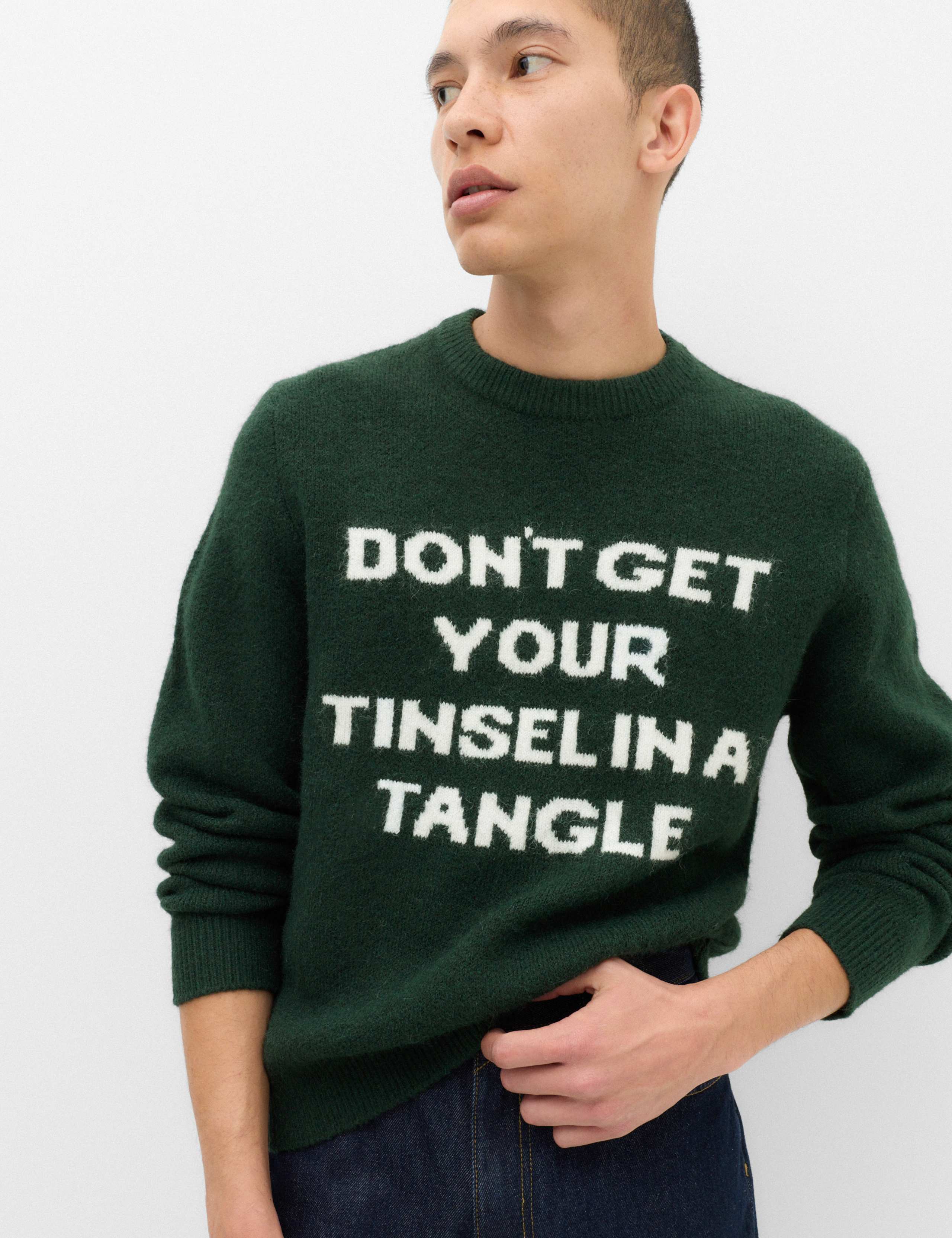 Apres Slogan Crew Neck Jumper