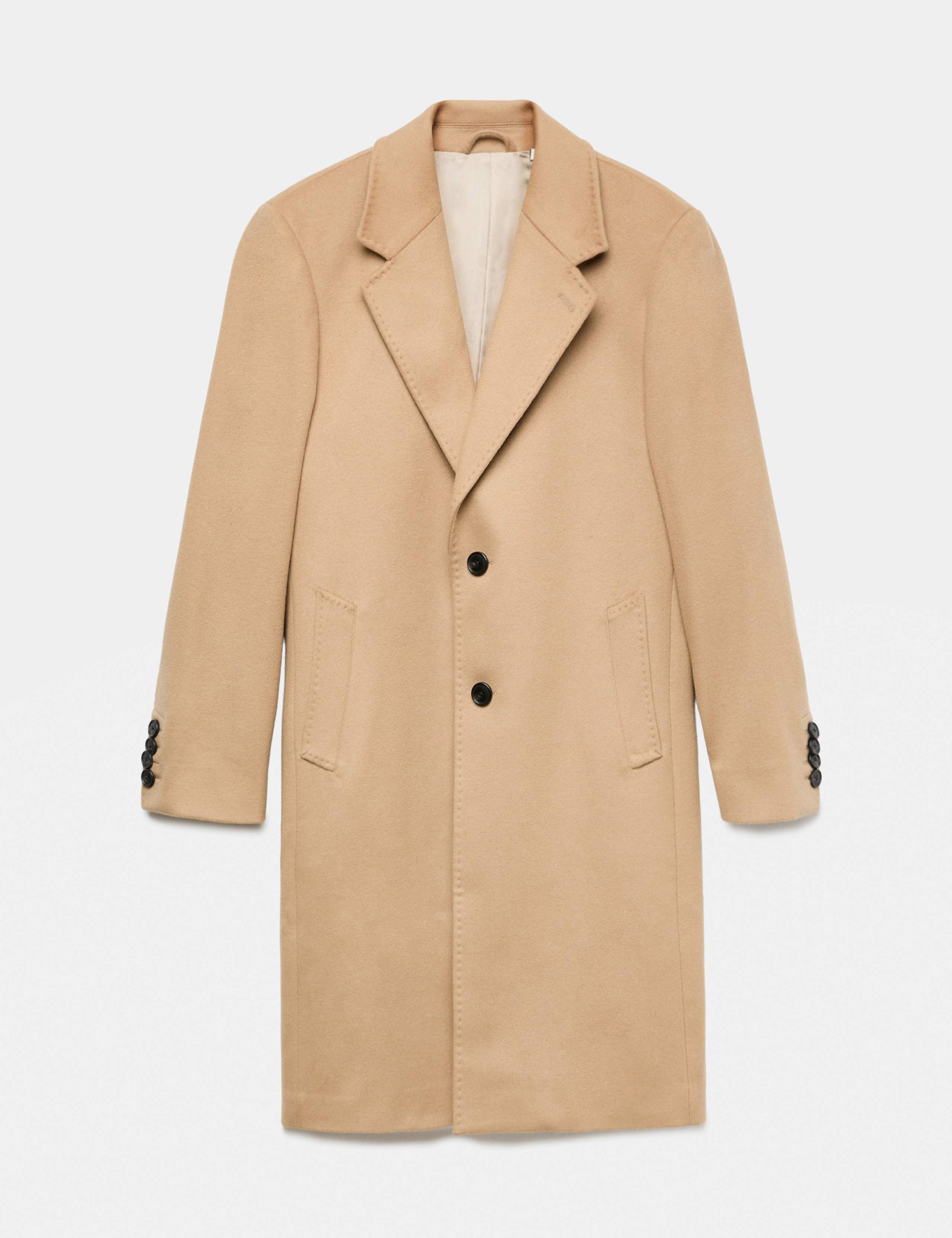 Wool Rich with Cashmere Revere Overcoat