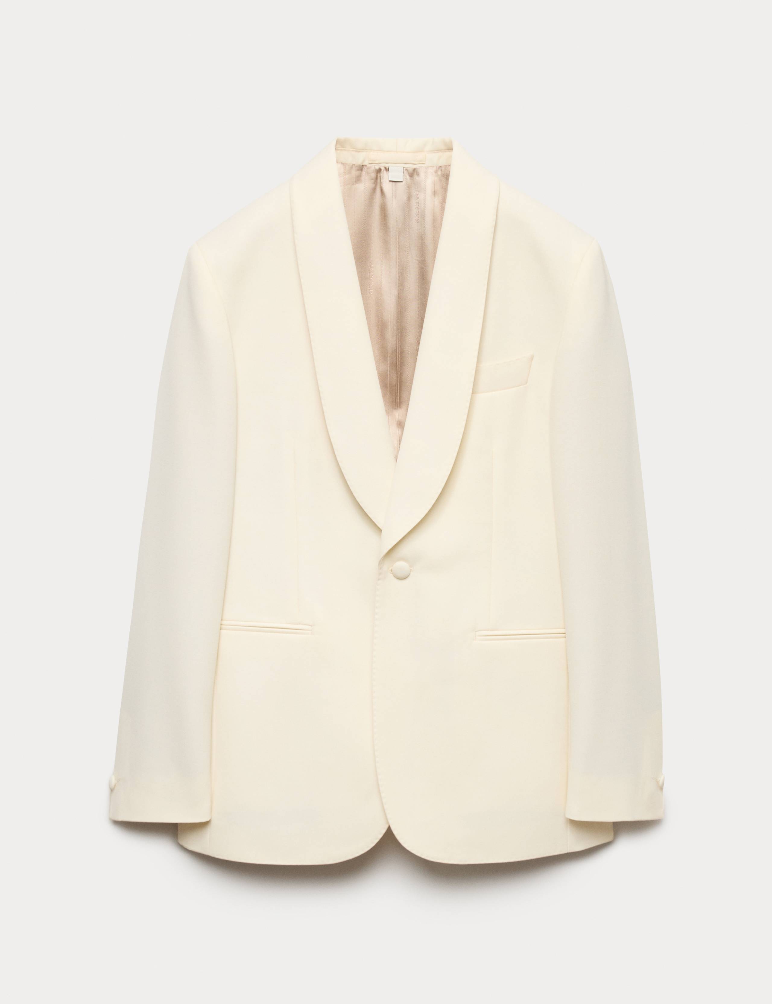Tailored Fit Italian Wool Tuxedo Jacket