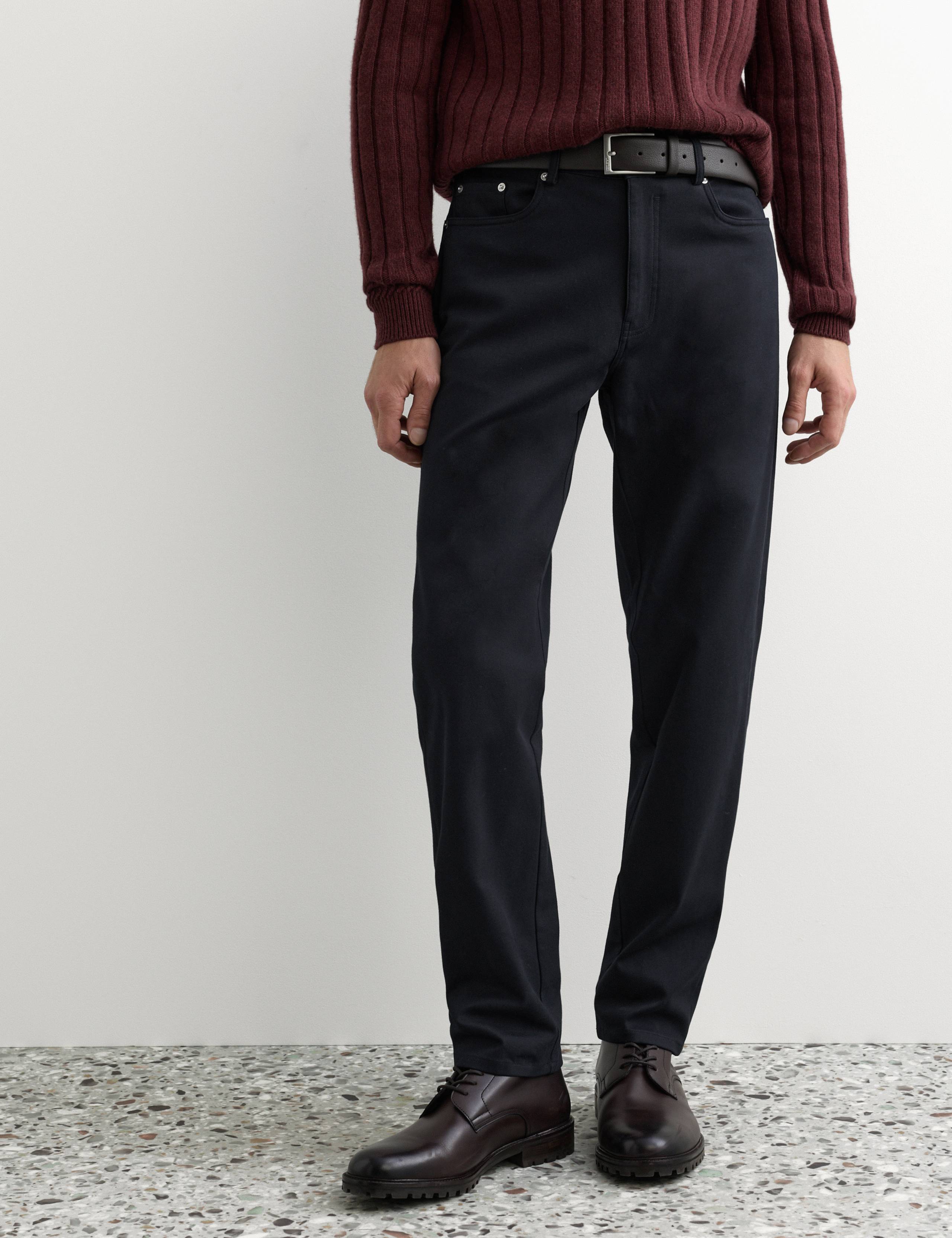 Straight Fit 5 Pocket Trousers