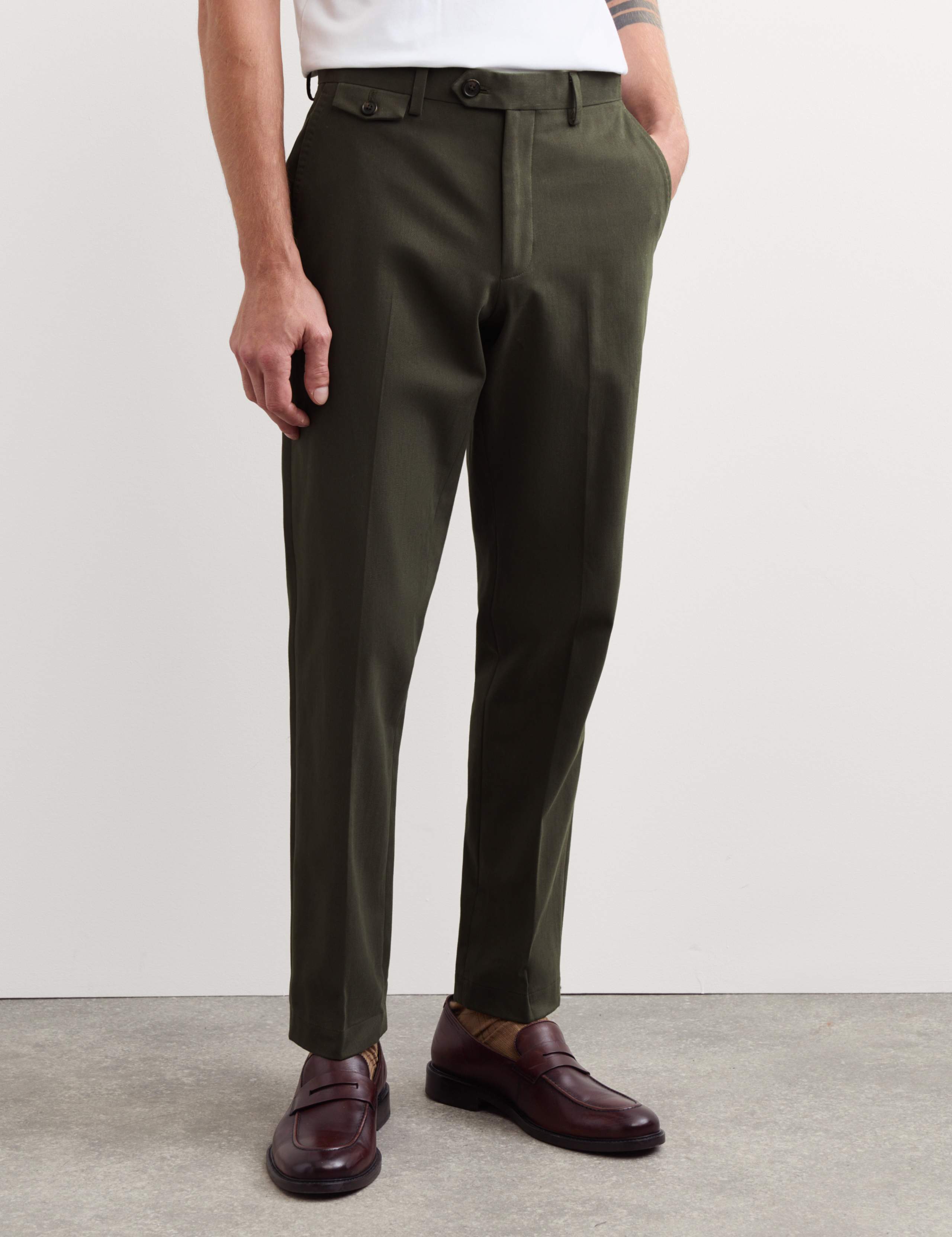Tailored Fit Italian Cotton Chinos