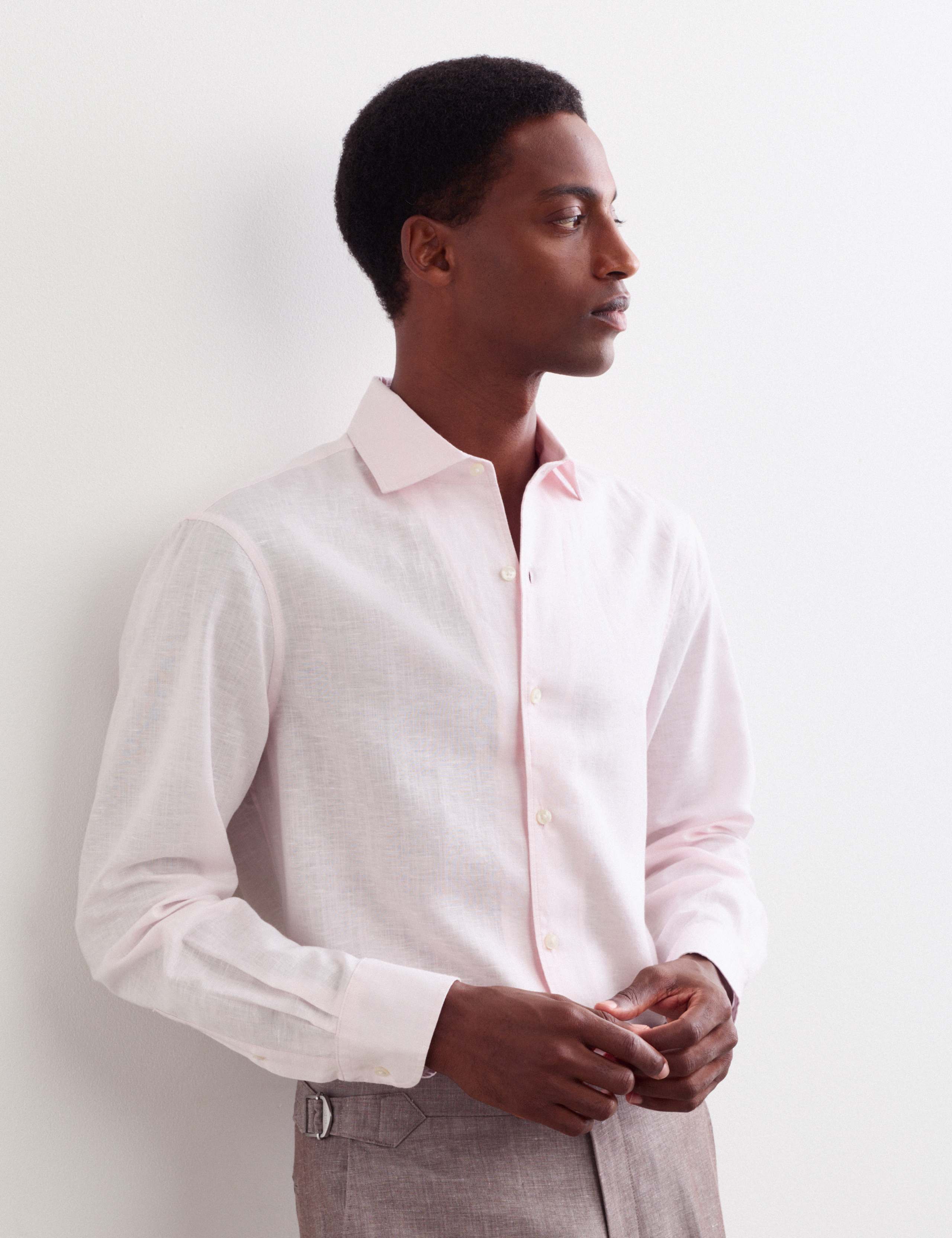Regular Fit Luxury Linen Cotton Shirt