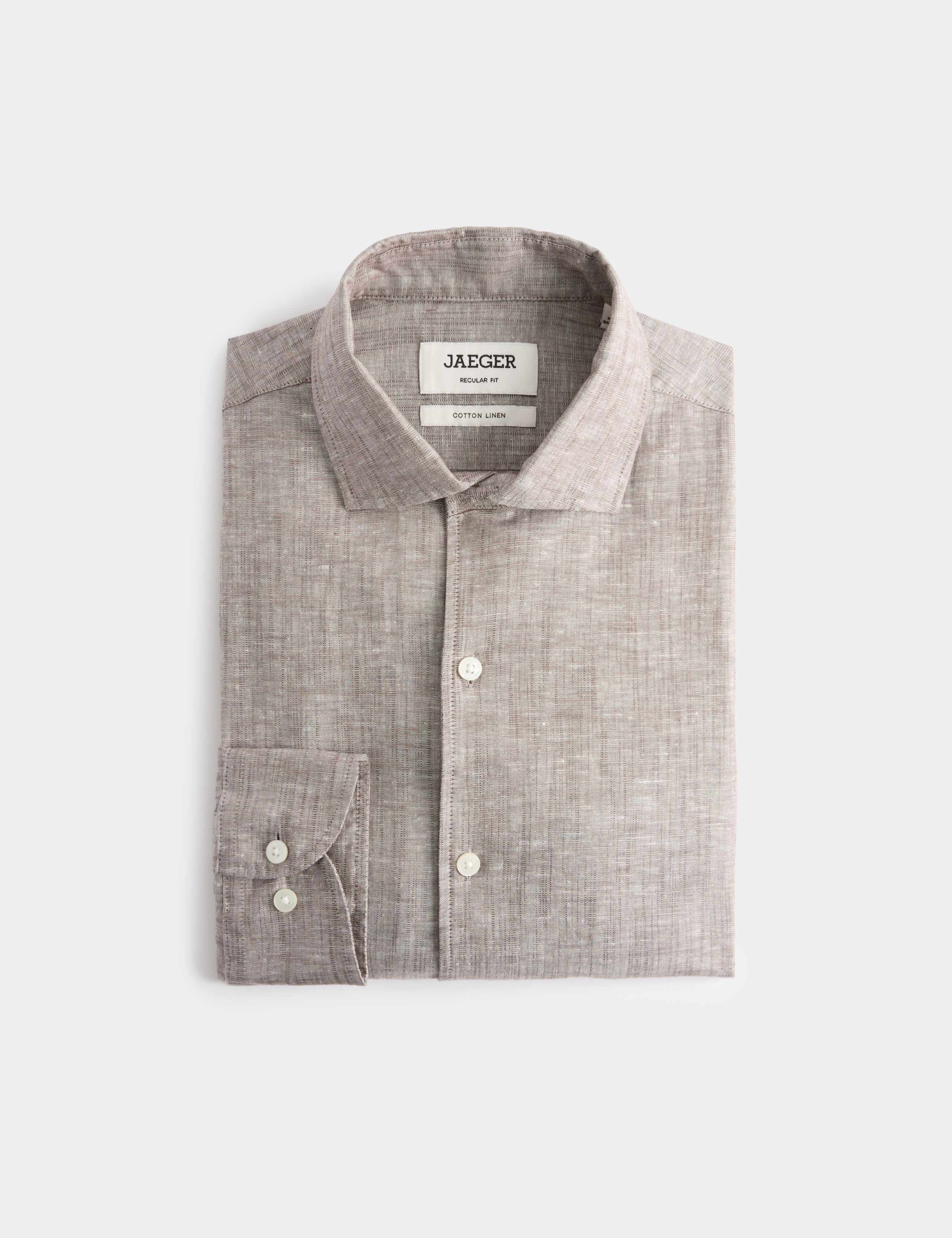 Regular Fit Luxury Linen Cotton Shirt