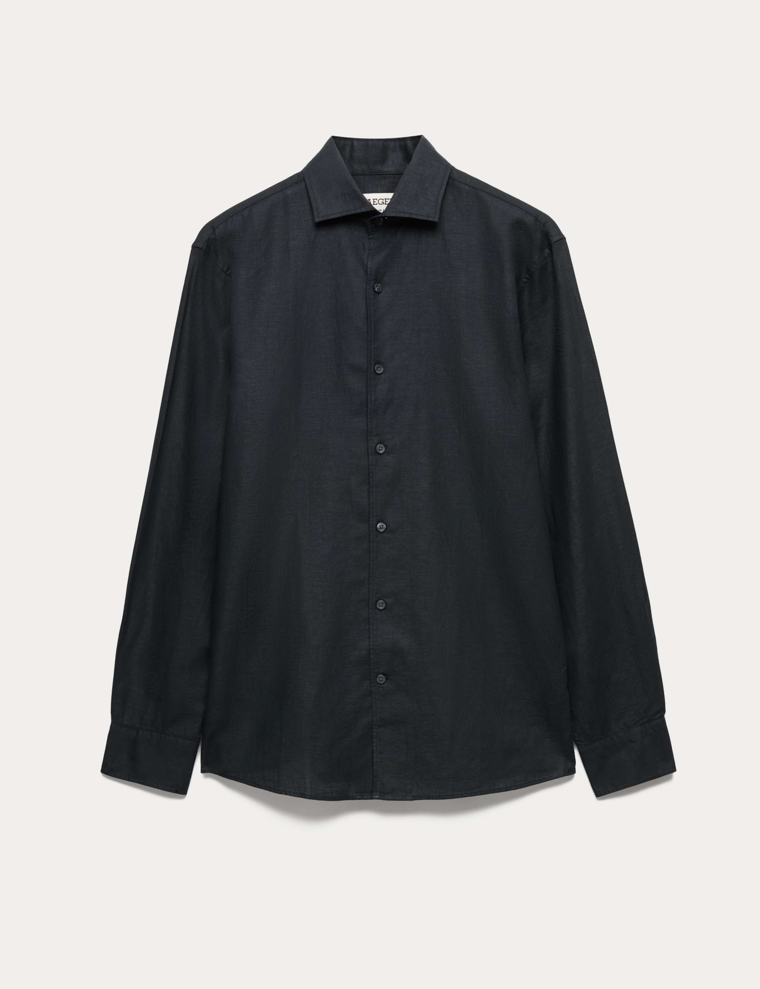 Regular Fit Luxury Linen Cotton Shirt