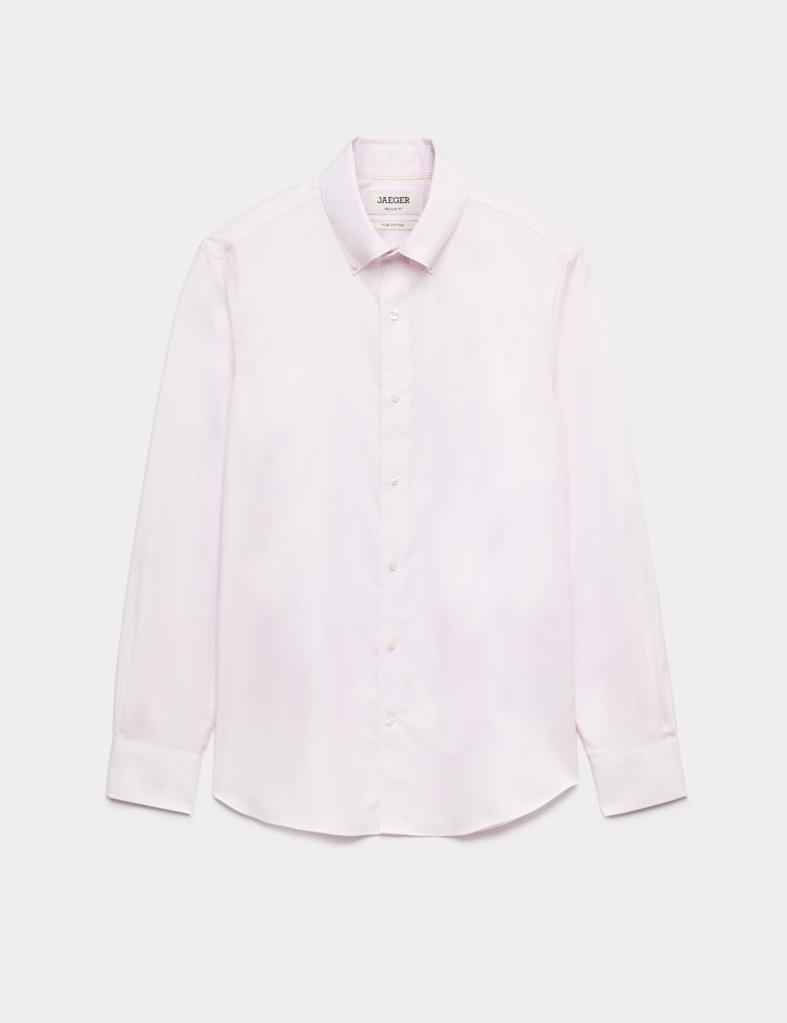 Tailored Fit Pure Cotton Check Shirt