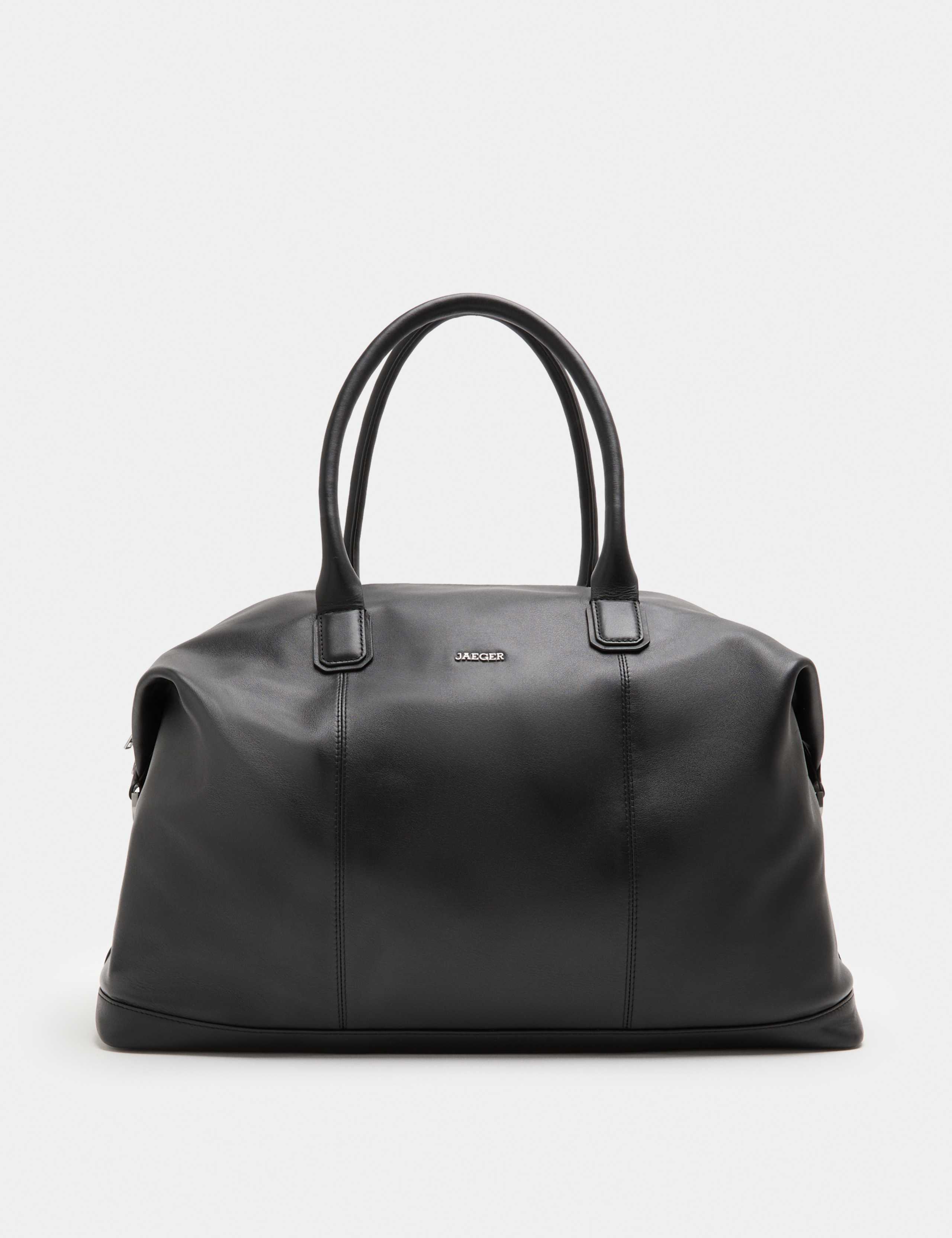 Leather Weekend Bag with Removable Strap