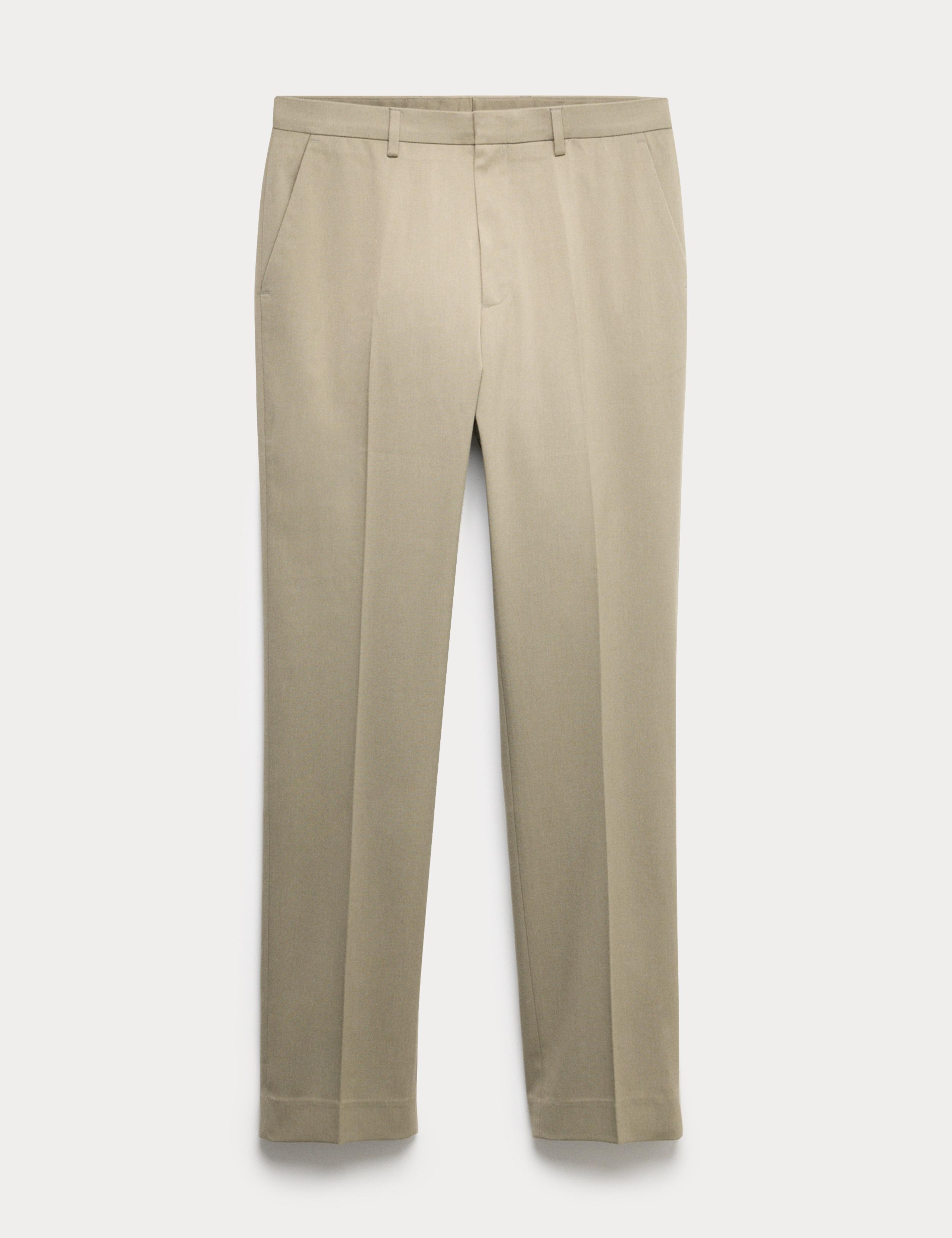 Regular Fit Smart Stretch Trousers