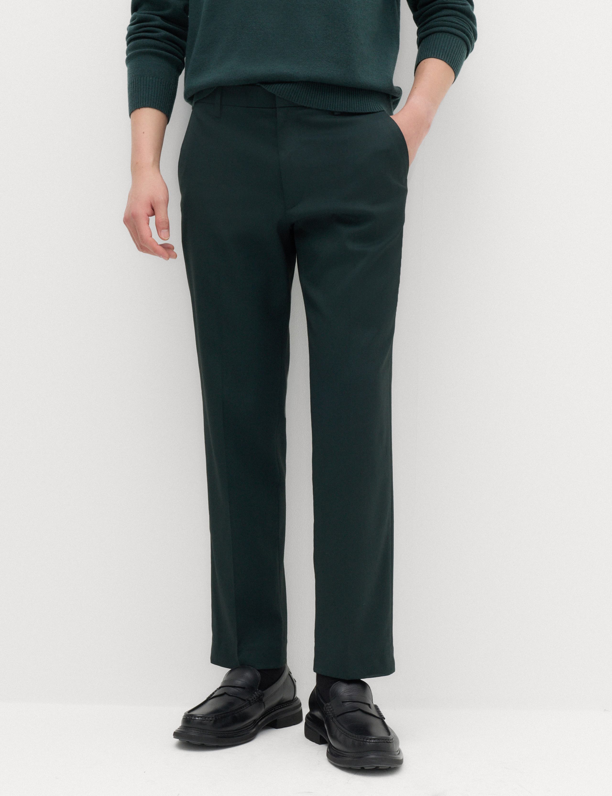 Regular Fit Smart Stretch Trousers