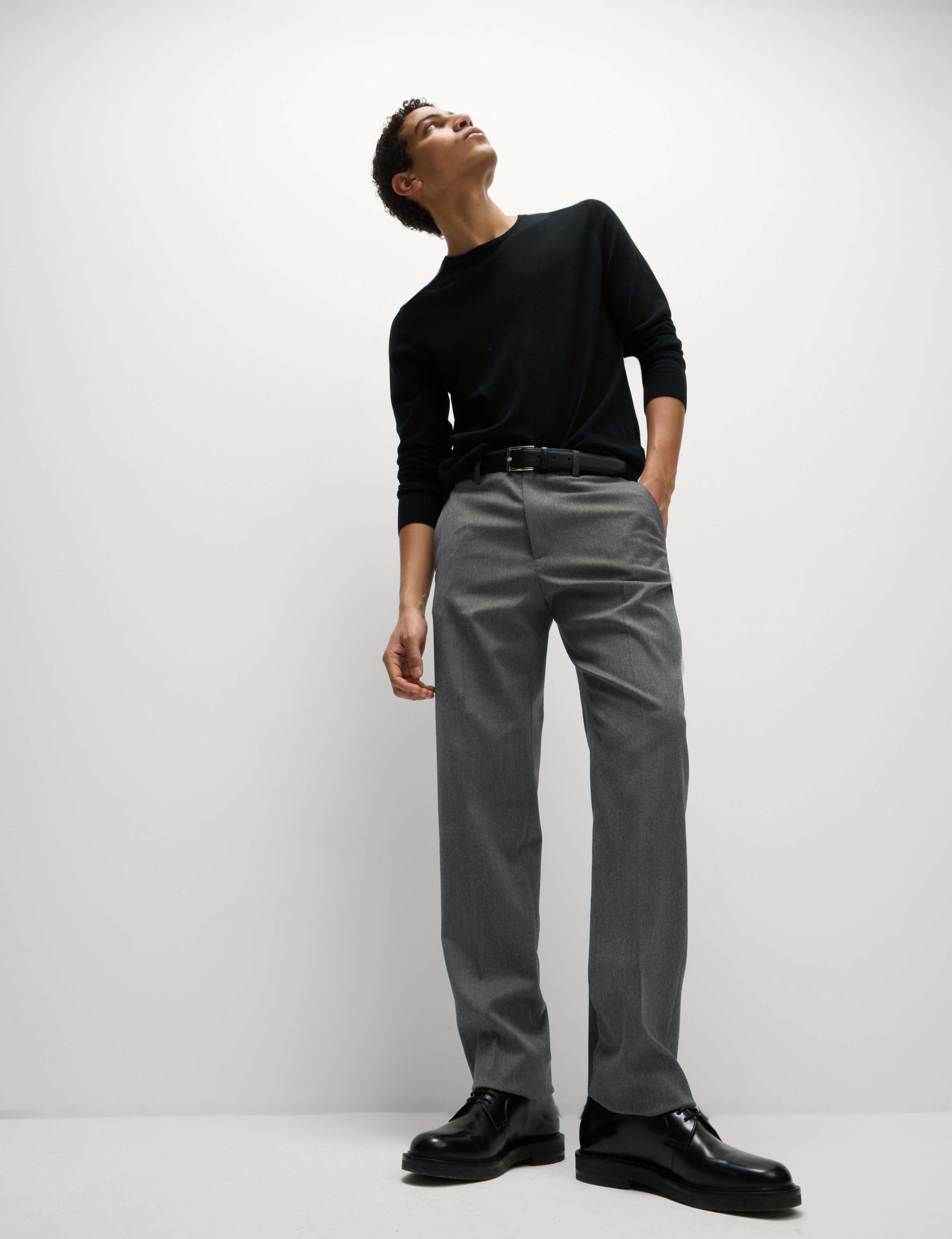 Regular Fit Smart Stretch Trousers