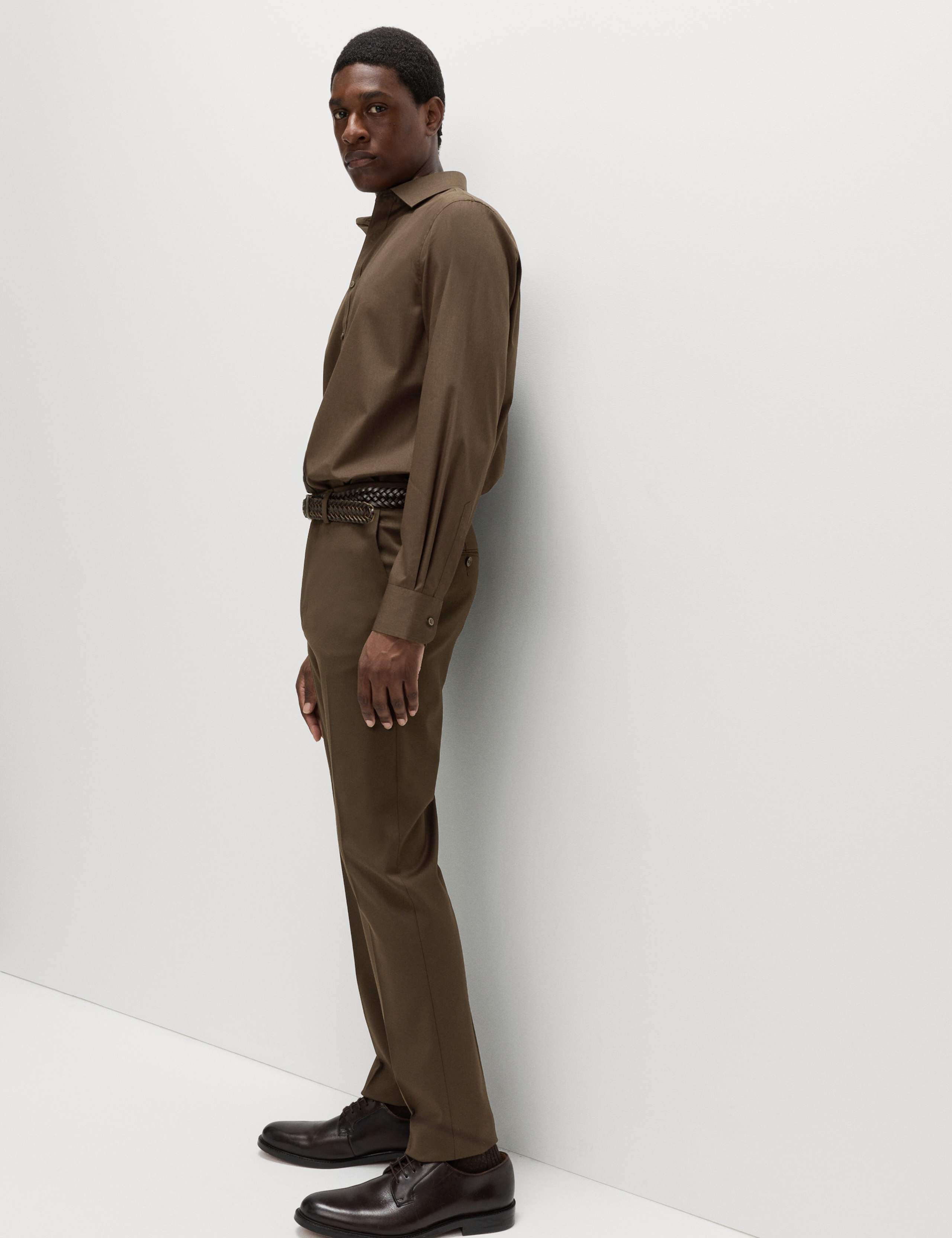 Slim Fit Stretch Smart Trousers